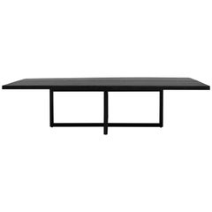 Peter Ghyczy Coffee Table Pivot Liam ‘T48’ Black Charcoal/Oak 2448