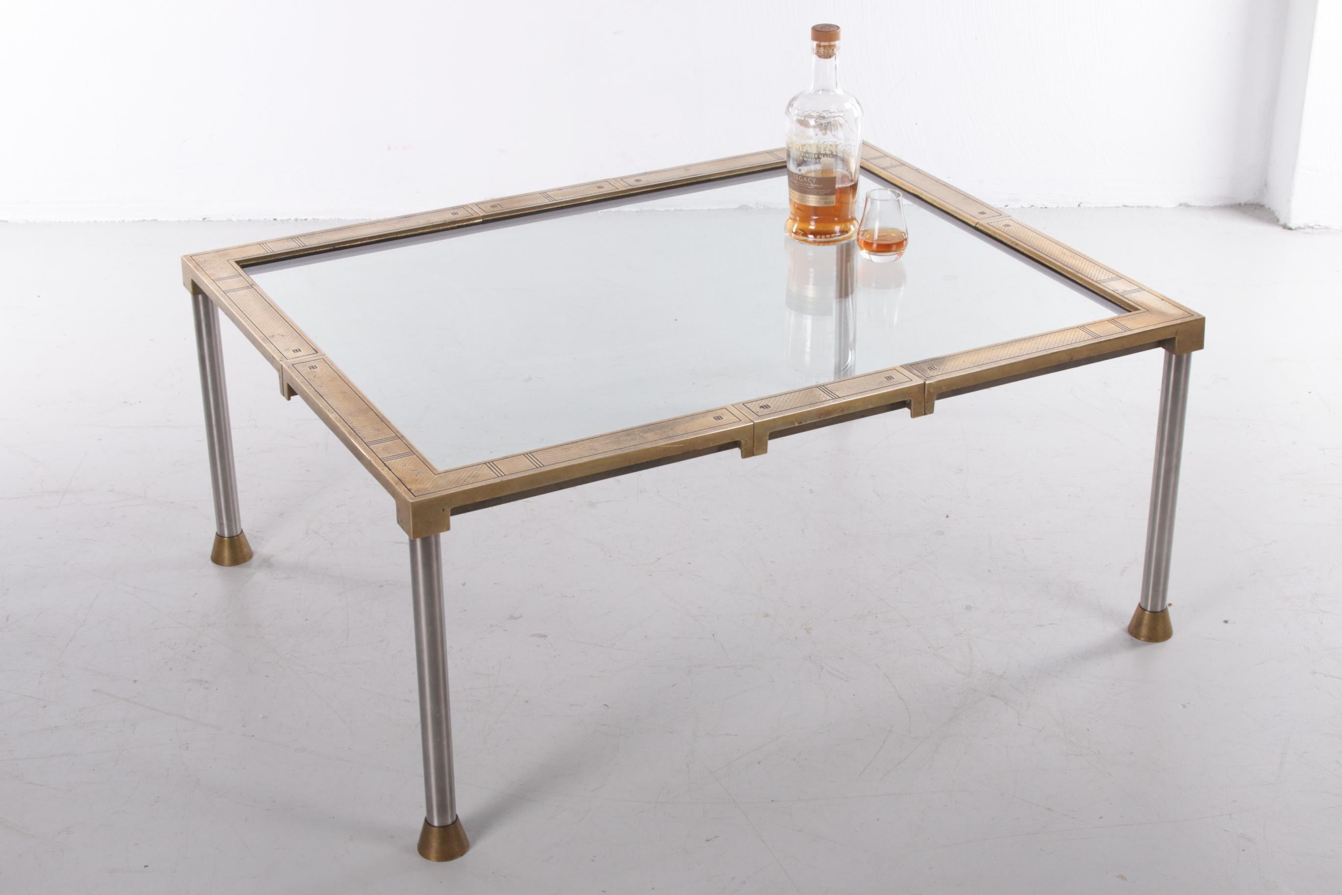 This is a very rare model coffee table, we contacted Peter Ghyczy, who told us that this table was issued once in 1970 for a large fair, the IMM in Cologne in the early 1970s.

At that time 10 tables were made and this is one of them. Therefore, if