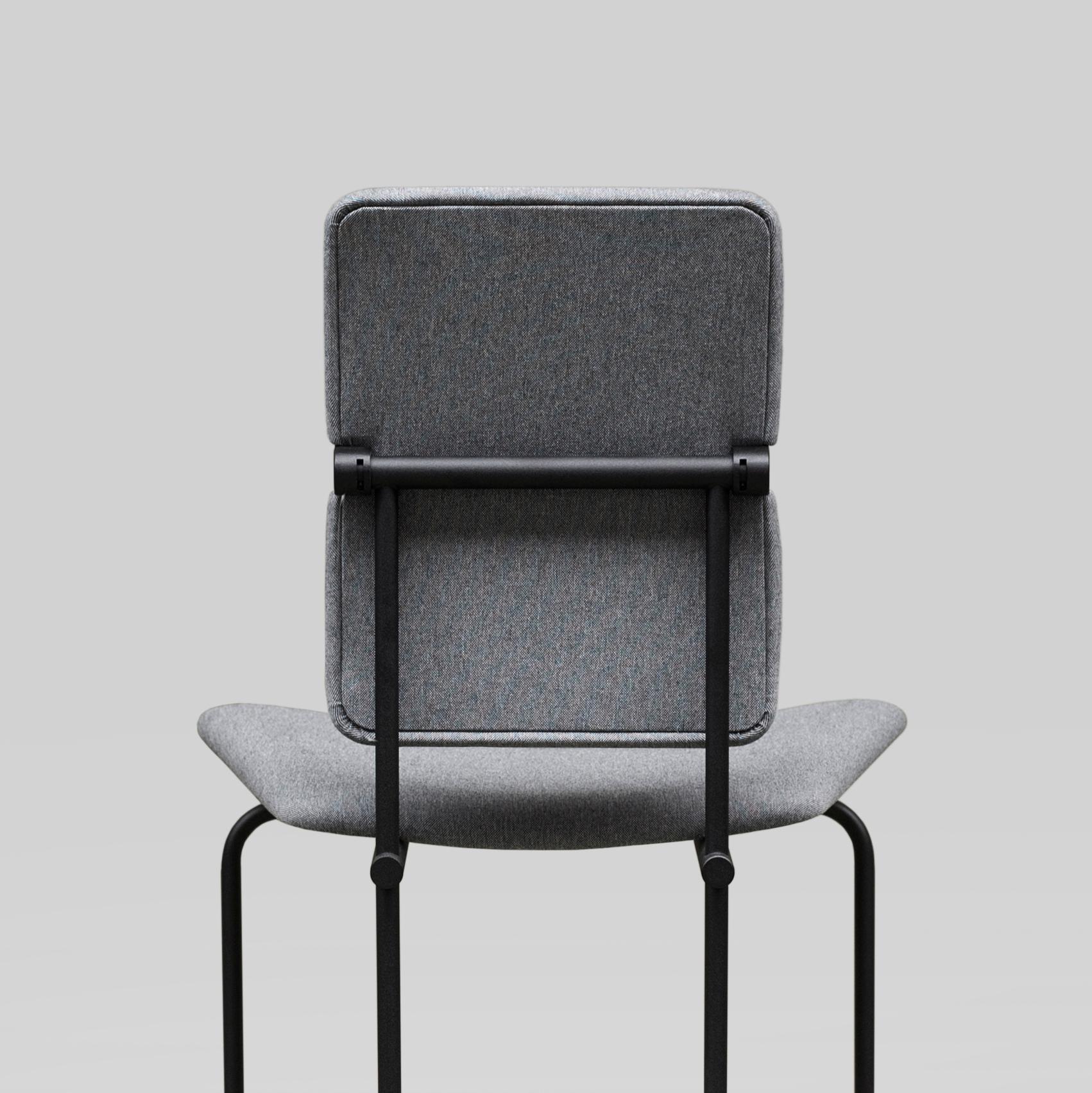 Peter Ghyczy Chair Urban Jodie 'S02' Charcoal / Grey Fabric In New Condition In Barcelona, Barcelona