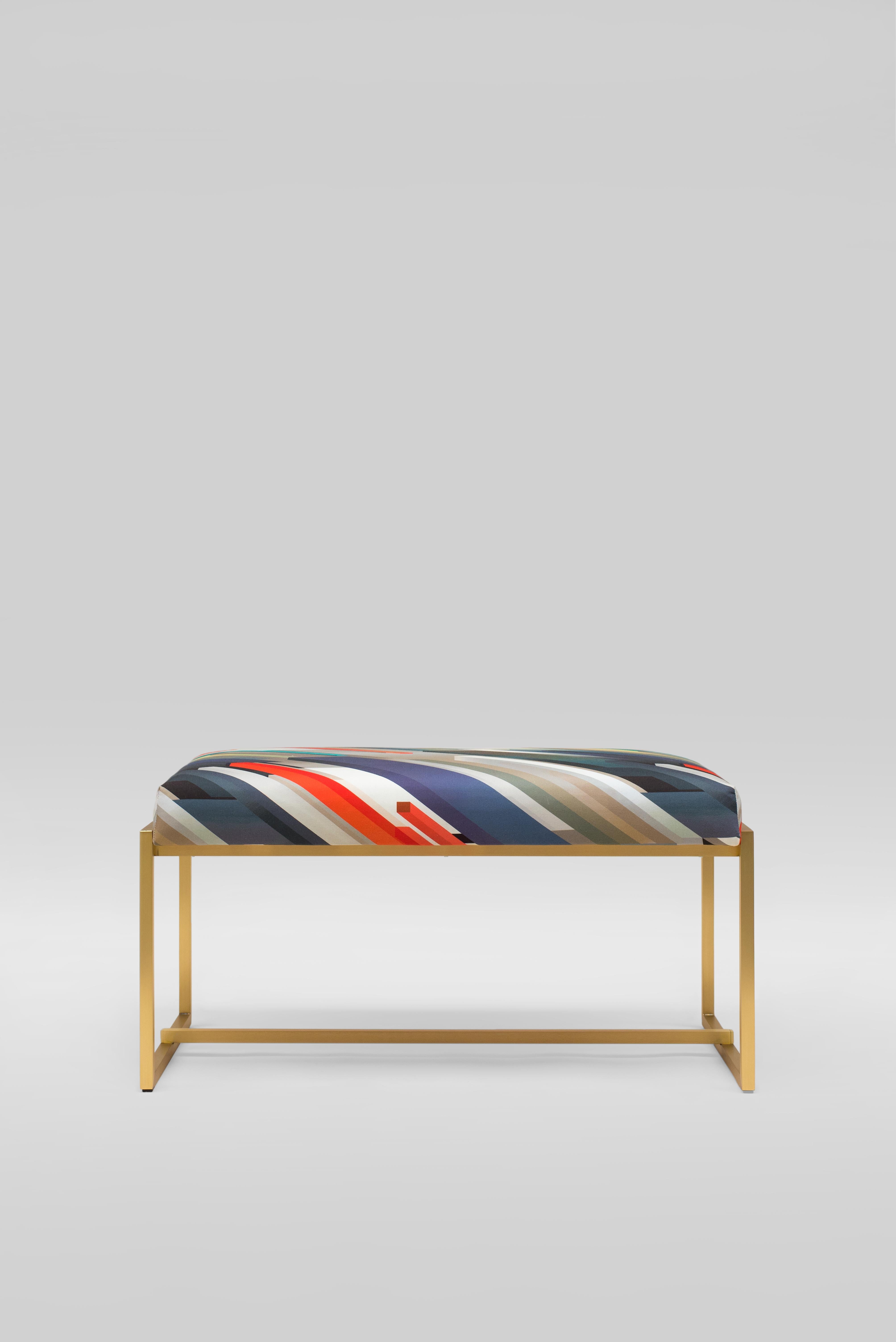 Peter Ghyczy Contemporary Design 'Duet GB03 Cantabria' Upholstered Bench 6