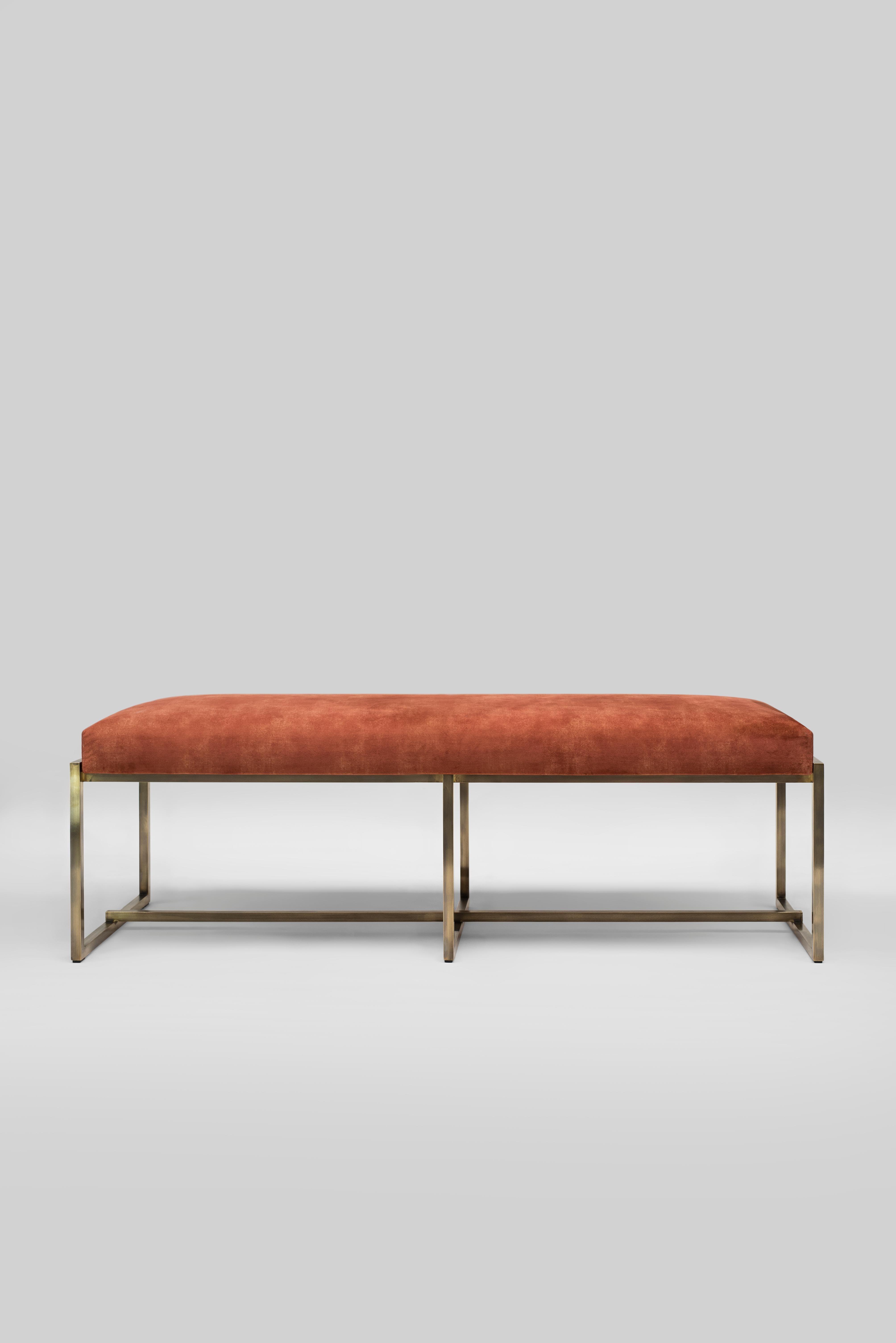 Peter Ghyczy Contemporary Design 'Duet GB03 Cantabria' Upholstered Bench 7