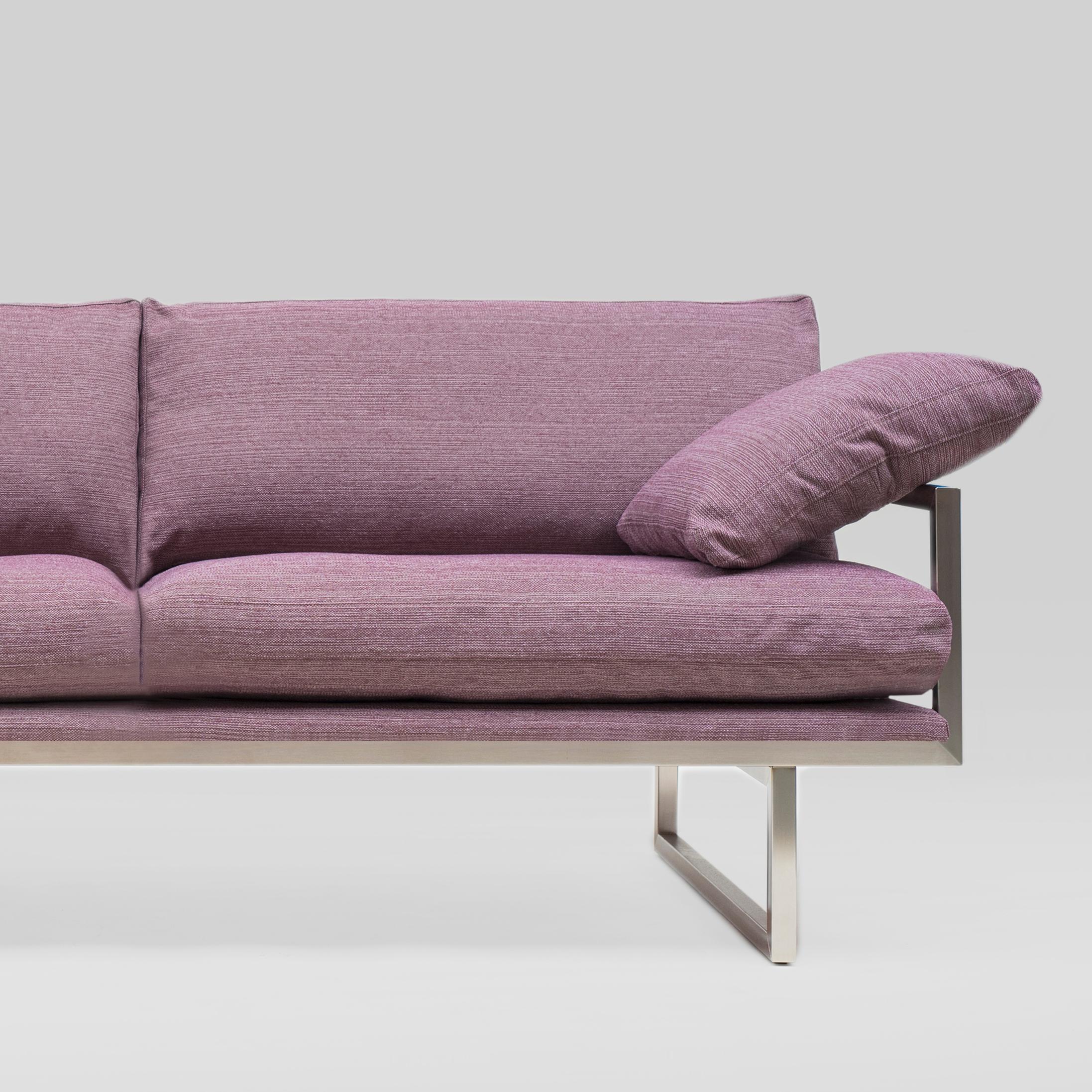 grey fabric sofa