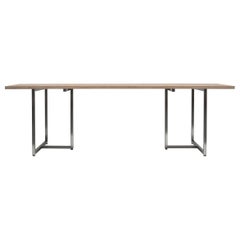 Peter Ghyczy Dining Table Jack ‘T3456’ Steel / Oak Latte