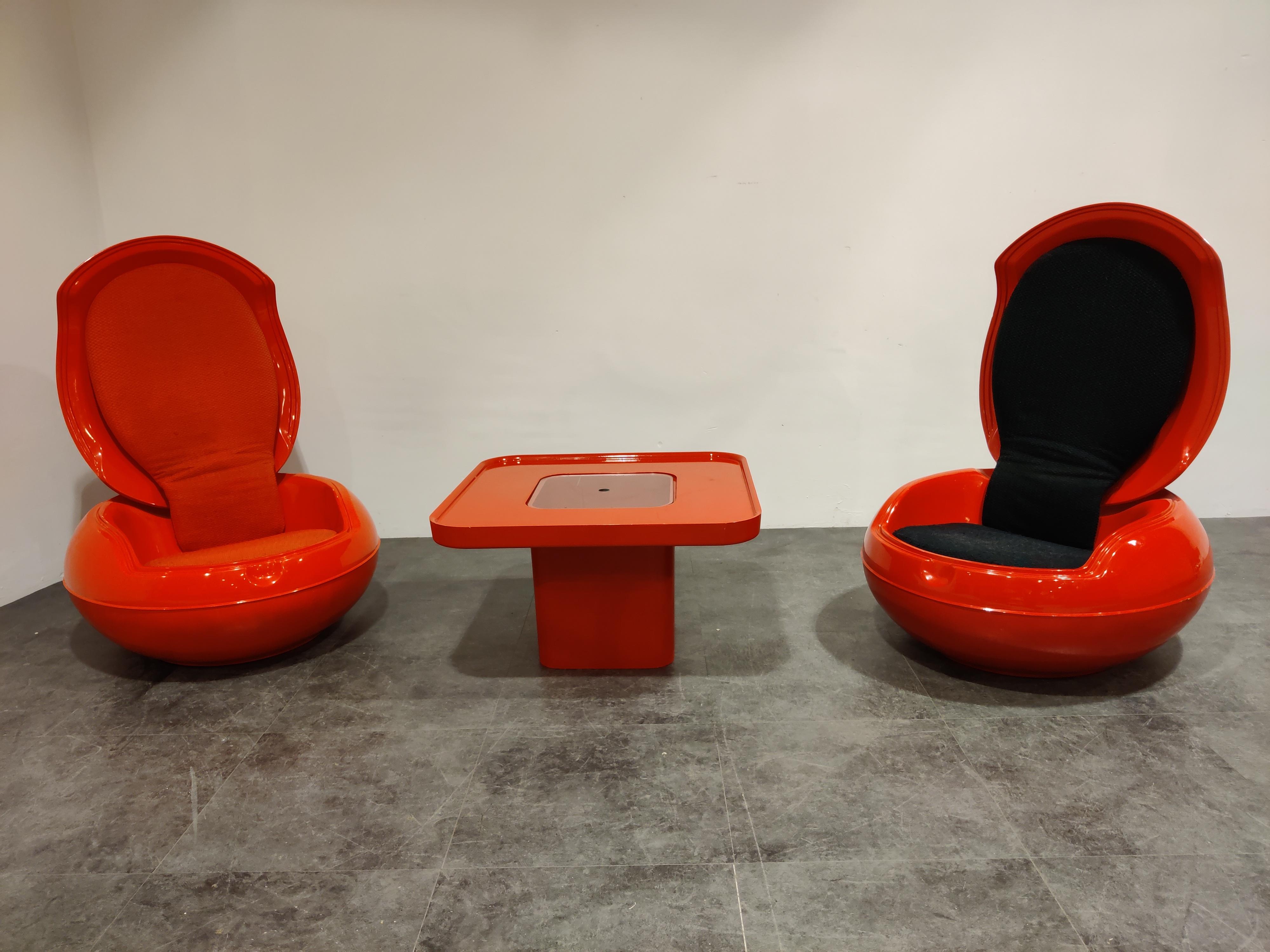 Peter Ghyczy Egg Chair Set, 1960s 4