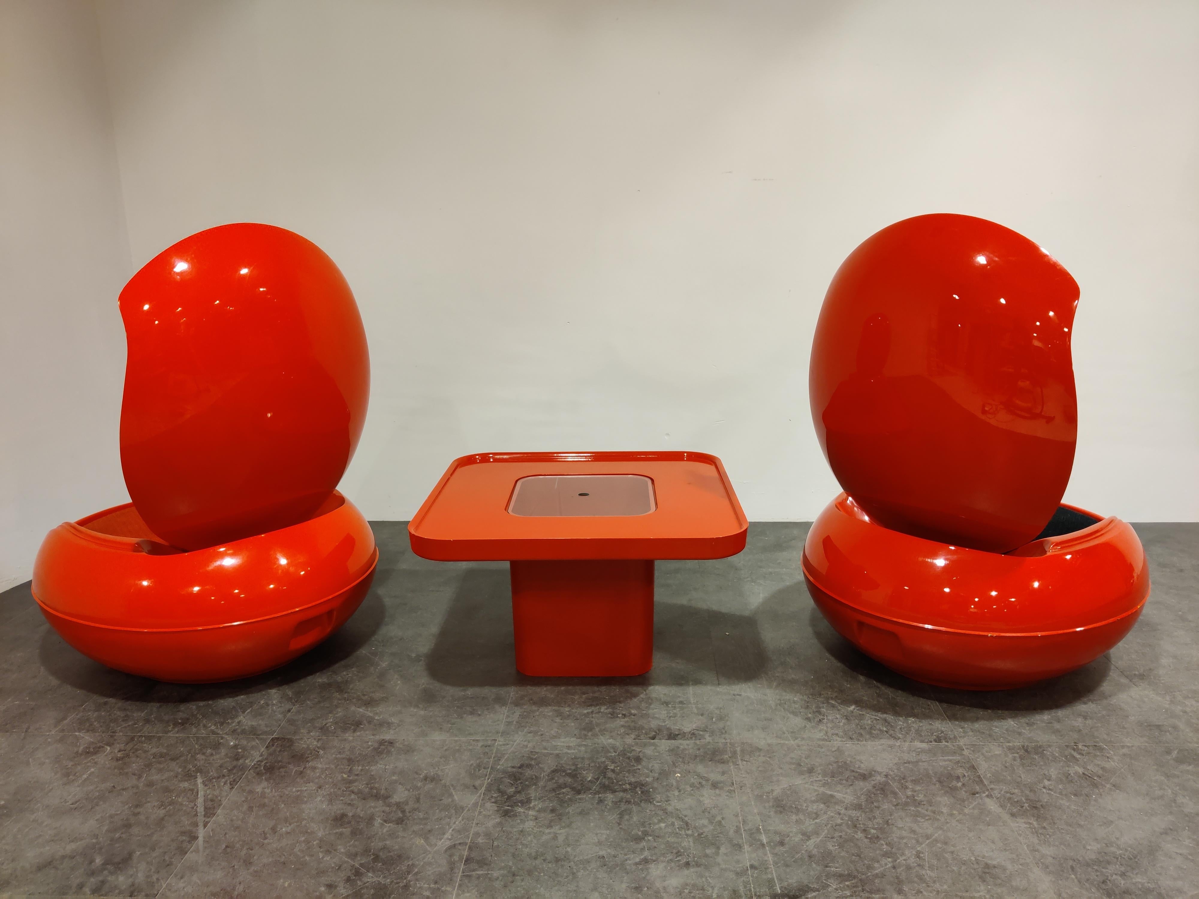 German Peter Ghyczy Egg Chair Set, 1960s