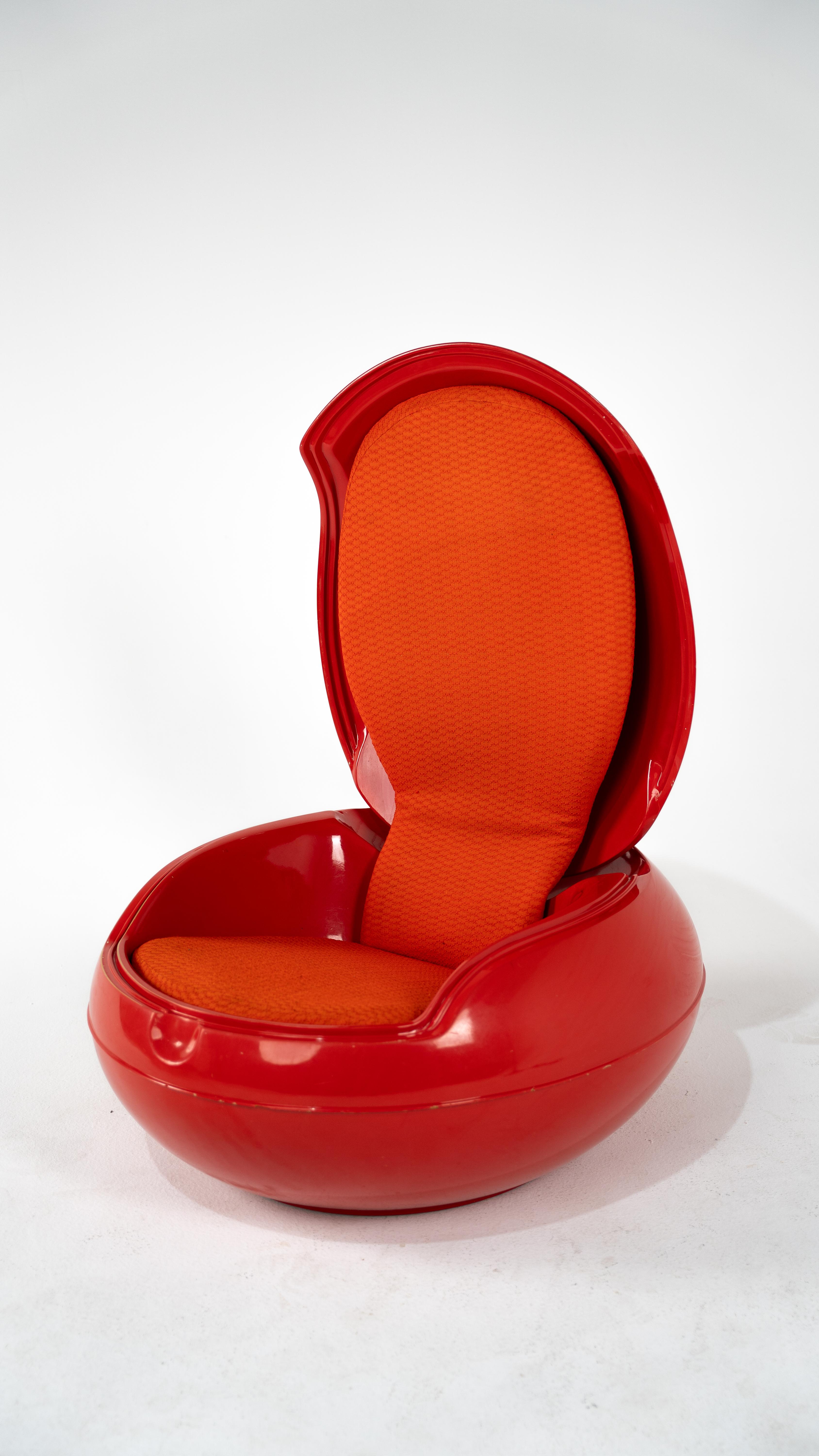 Peter Ghyczy pour Ghyczy Design, œuf de jardin ou œuf Senftenberg, 1968 en vente 4
