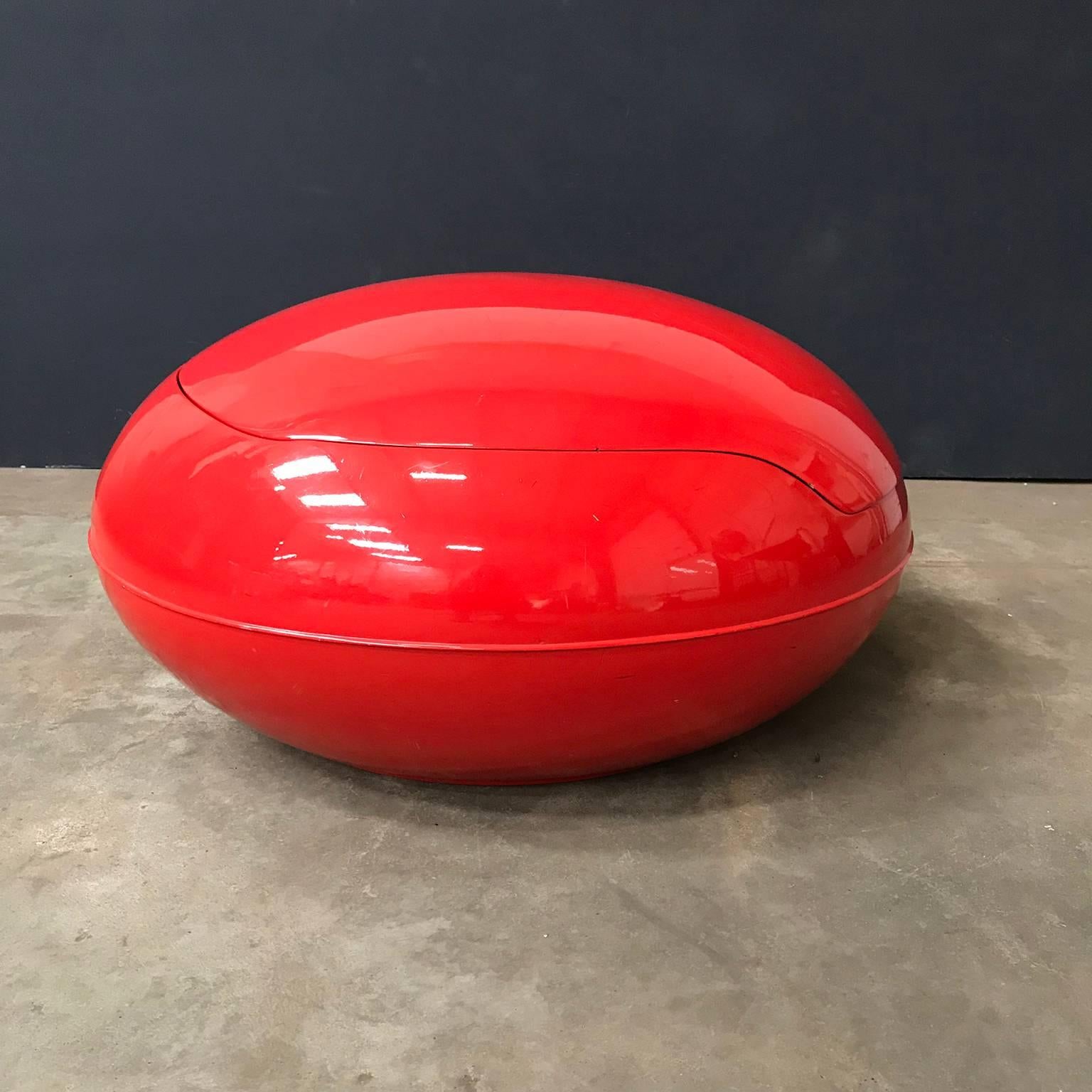 Peter Ghyczy for Ghyczy Design, Red Garden Egg or Senftenberg Egg, 1968 For Sale 3