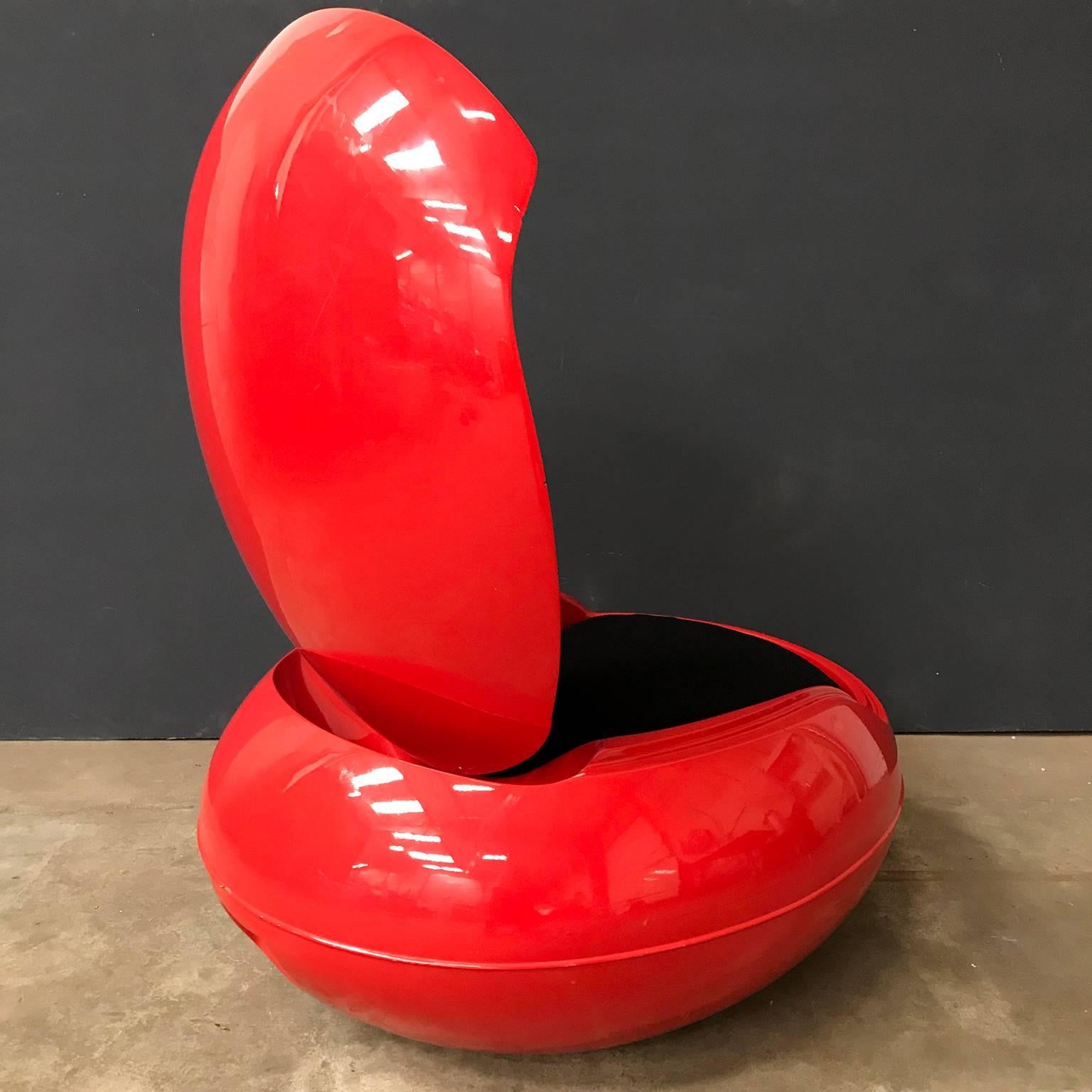 Mid-Century Modern Peter Ghyczy for Ghyczy Design, Red Garden Egg or Senftenberg Egg, 1968 For Sale