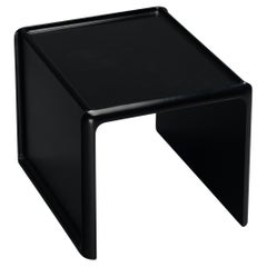 Peter Ghyczy for Horn Collection Side Table in Black Fiberglass 