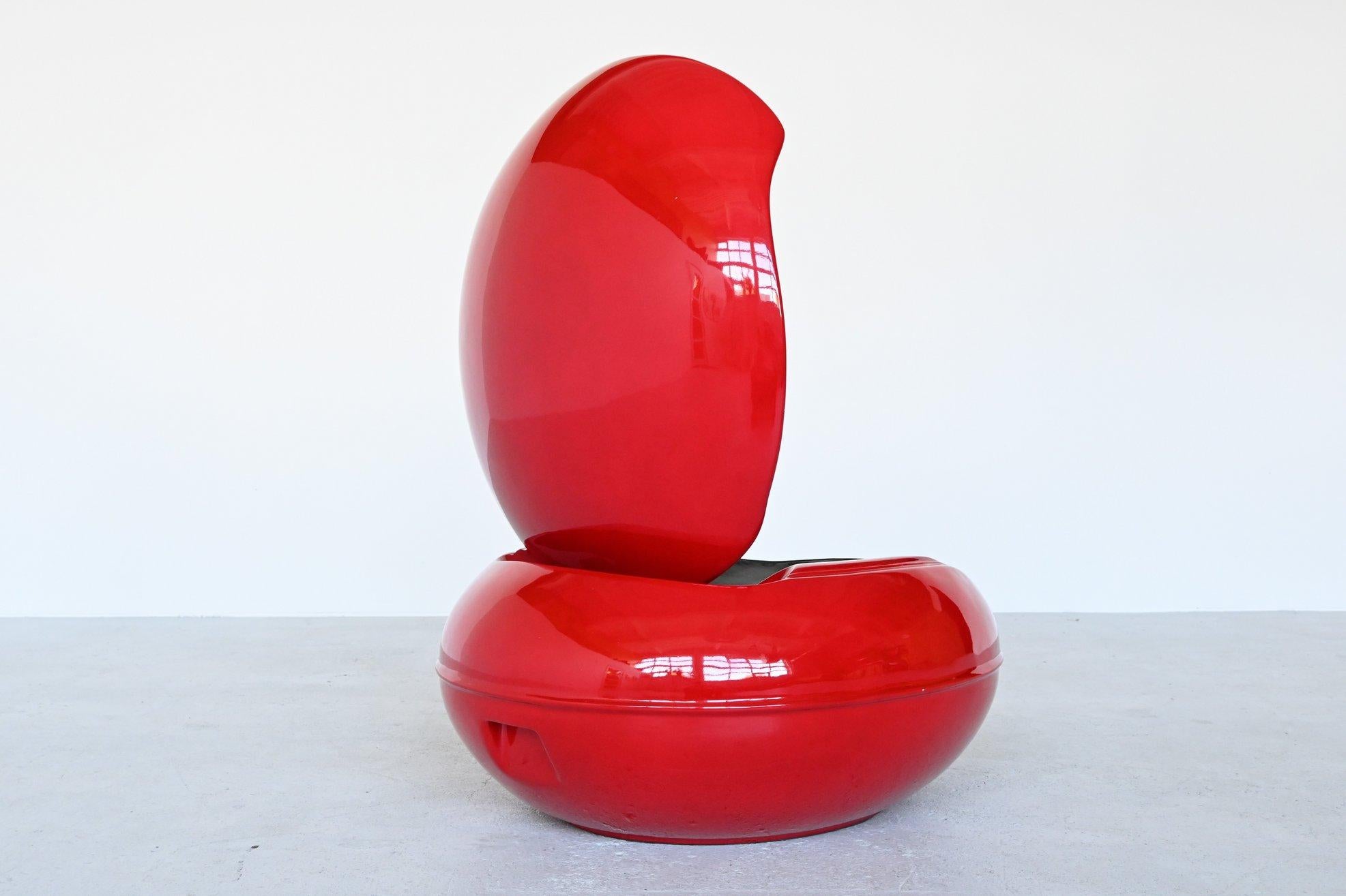 Mid-Century Modern Peter Ghyczy Garden Senftenberg Egg Chair VEB Synthese, Germany, 1968