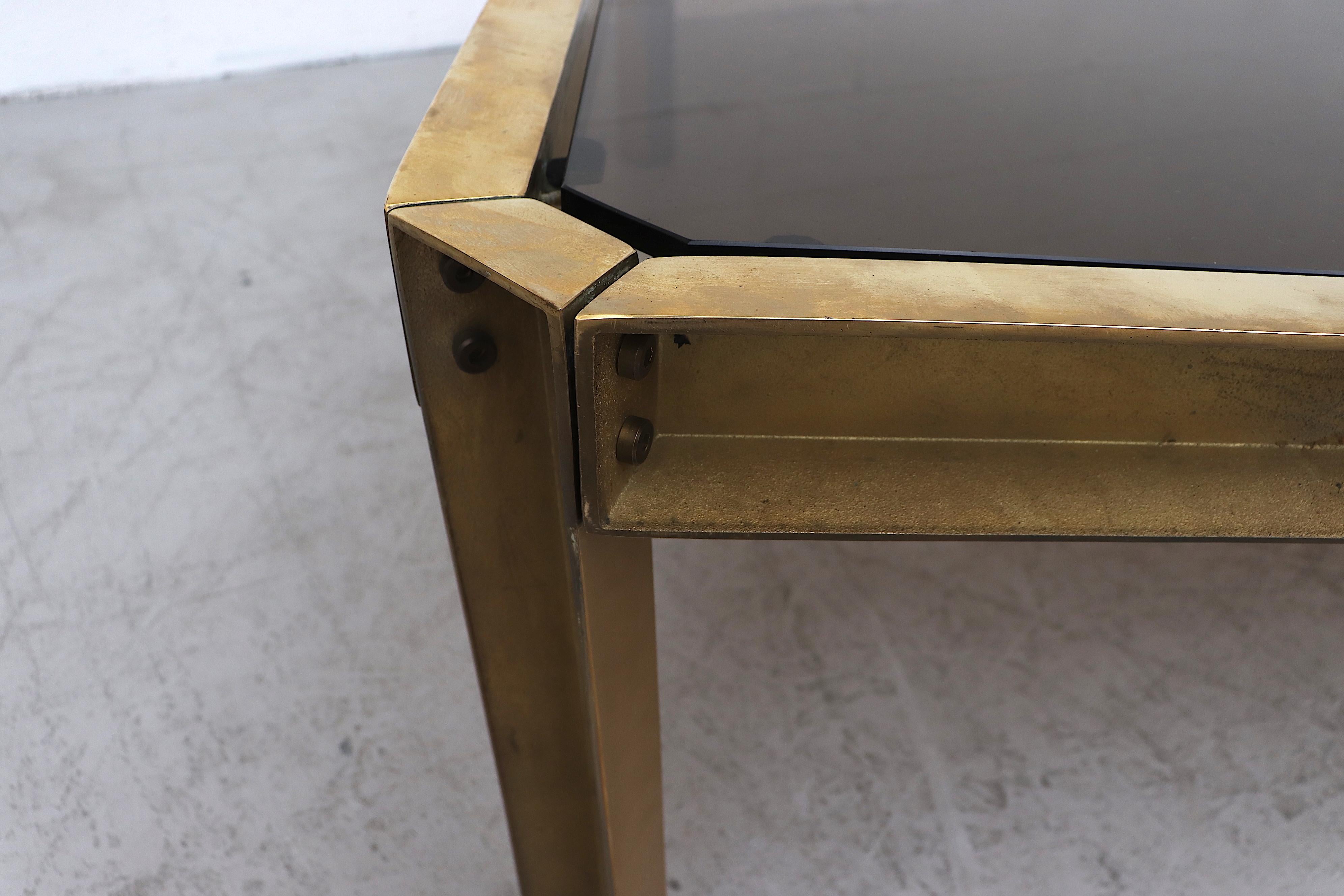 Peter Ghyczy Extra Large Brass Coffee Table 2