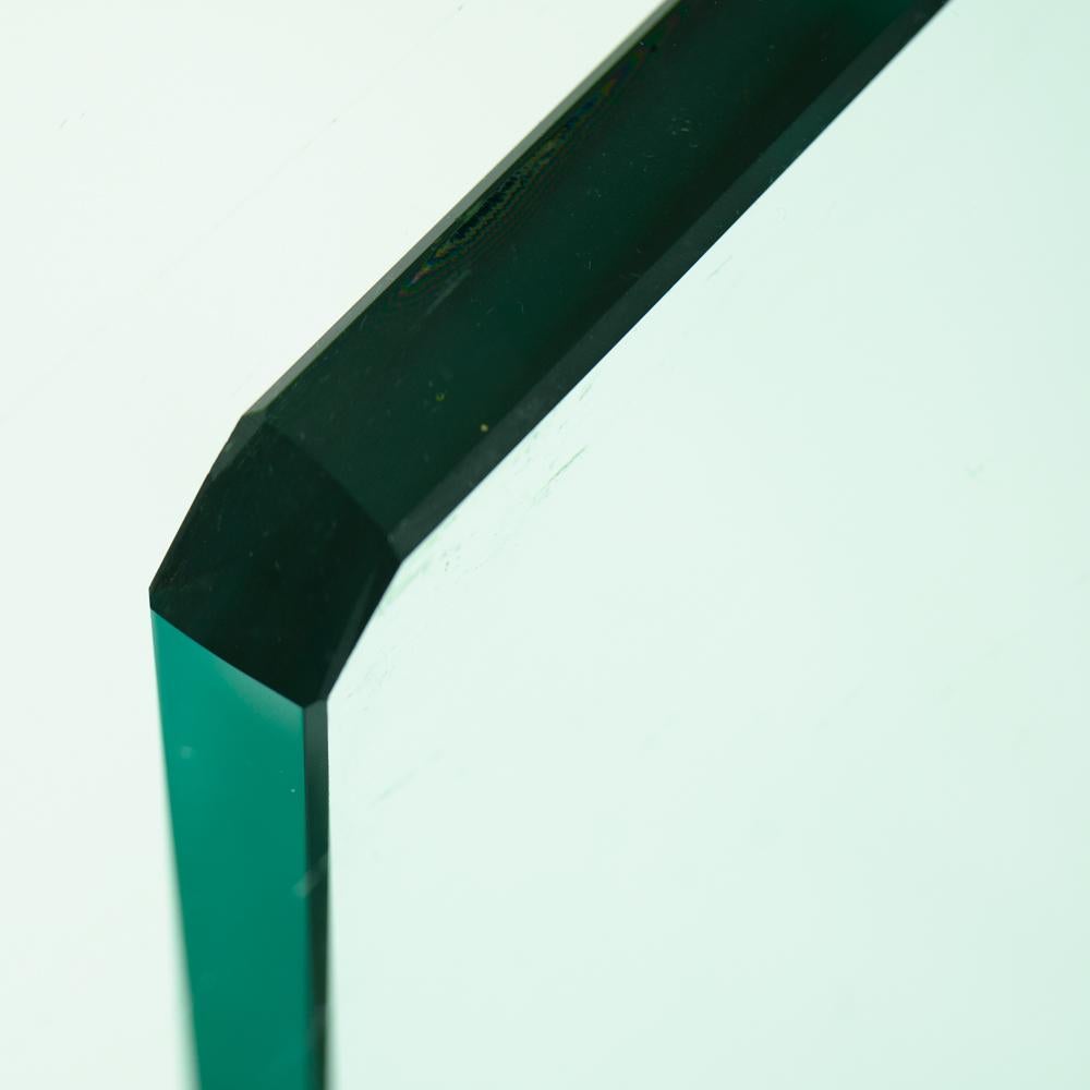  Table basse rectangulaire en verre et bronze Peter Ghyczy en vente 6