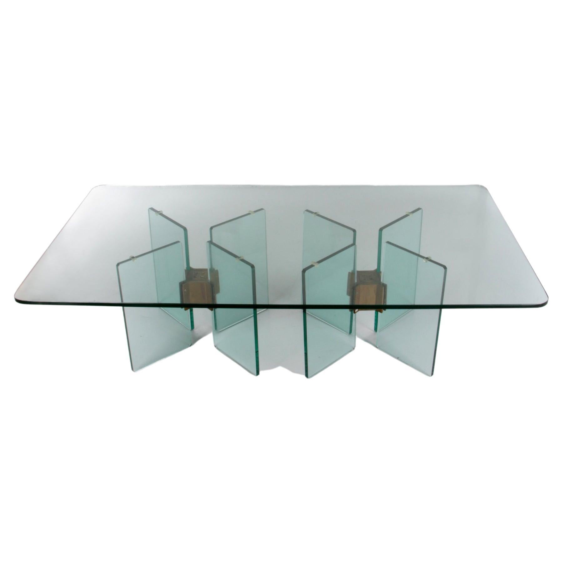 Peter Ghyczy Glass coffee table model T15 For Sale