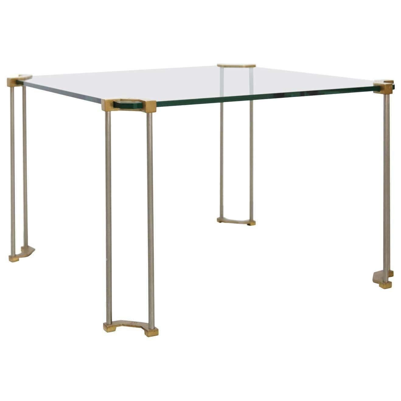 Mid-Century Modern Table basse en verre Peter Ghyczy, datant d'environ 1970 en vente