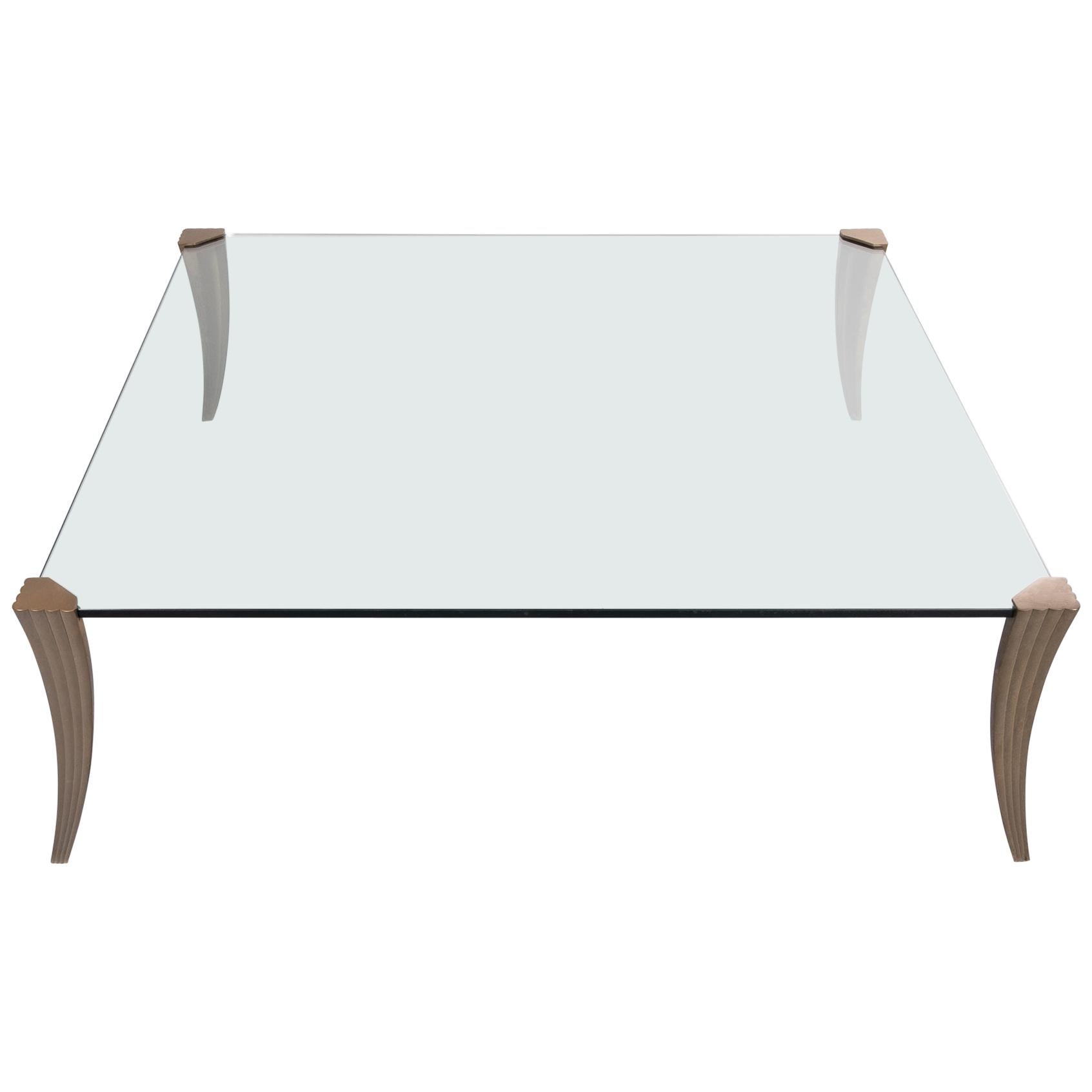 Peter Ghyczy Large Square Coffee Table