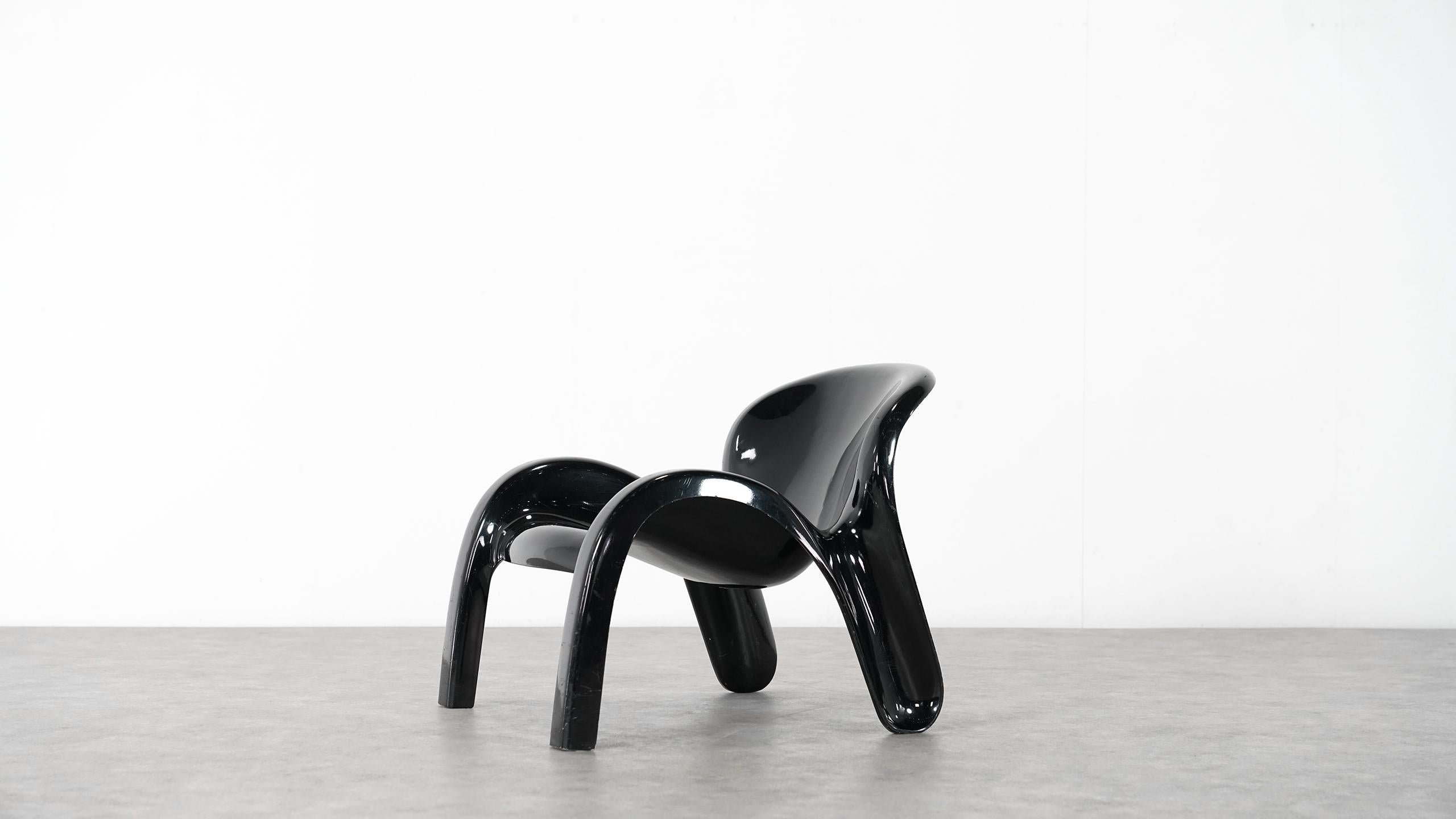Peter Ghyczy Lounge Chair GN2 for Reuter´s Form + Life Collection, 1970 in black 6