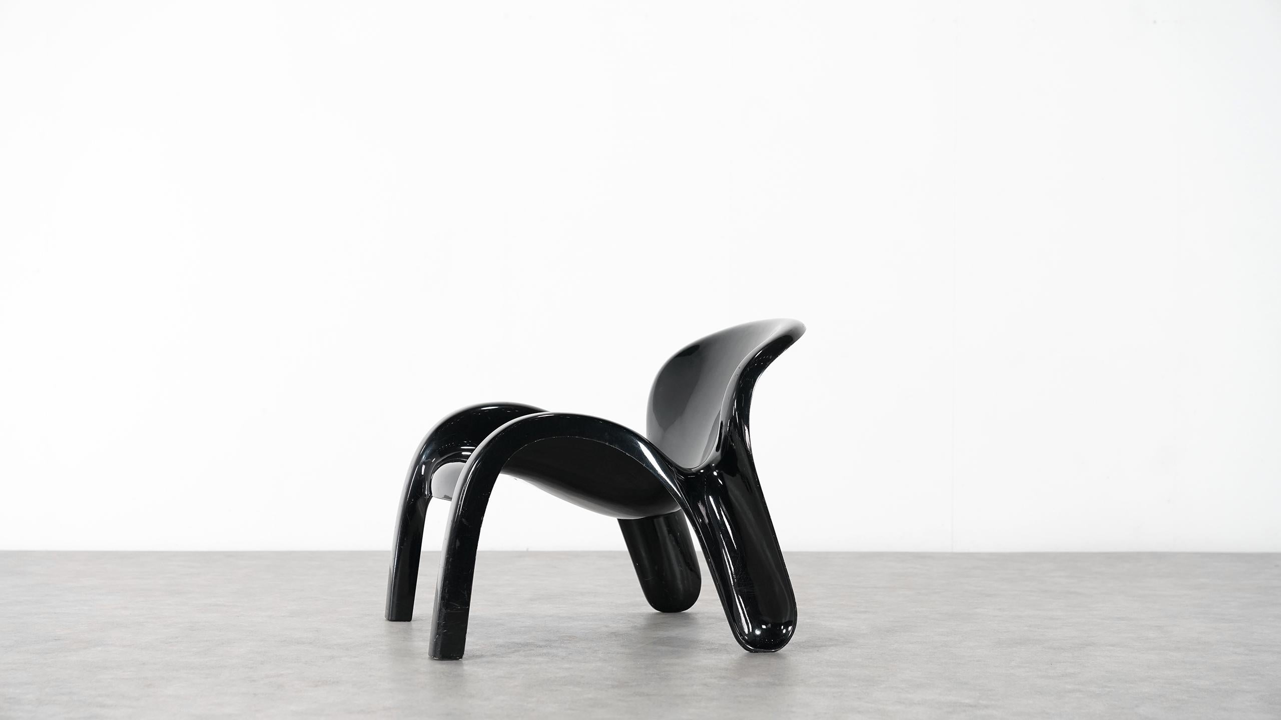 Peter Ghyczy Lounge Chair GN2 for Reuter´s Form + Life Collection, 1970 in black 7