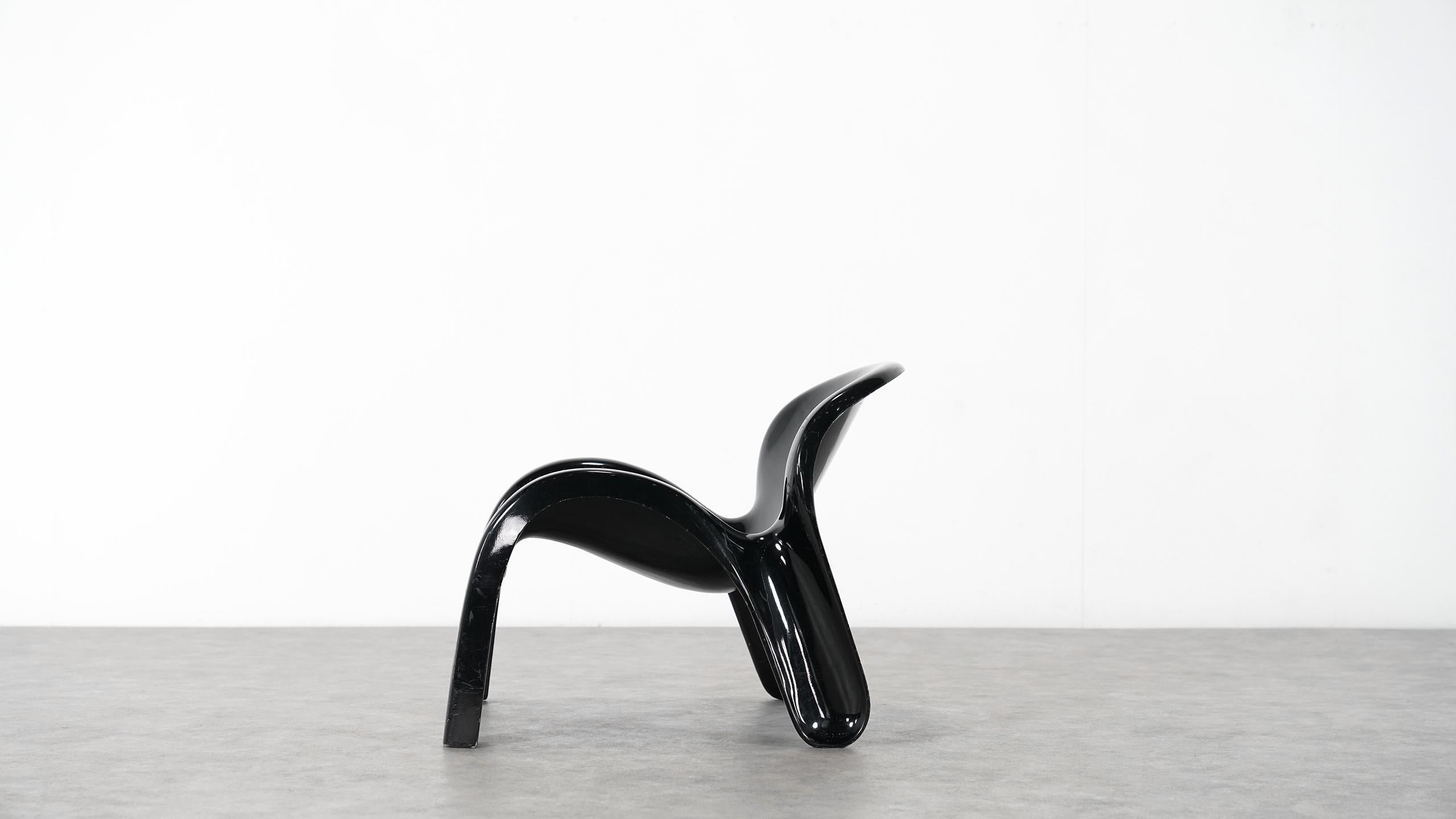 Peter Ghyczy Lounge Chair GN2 for Reuter´s Form + Life Collection, 1970 in black 8