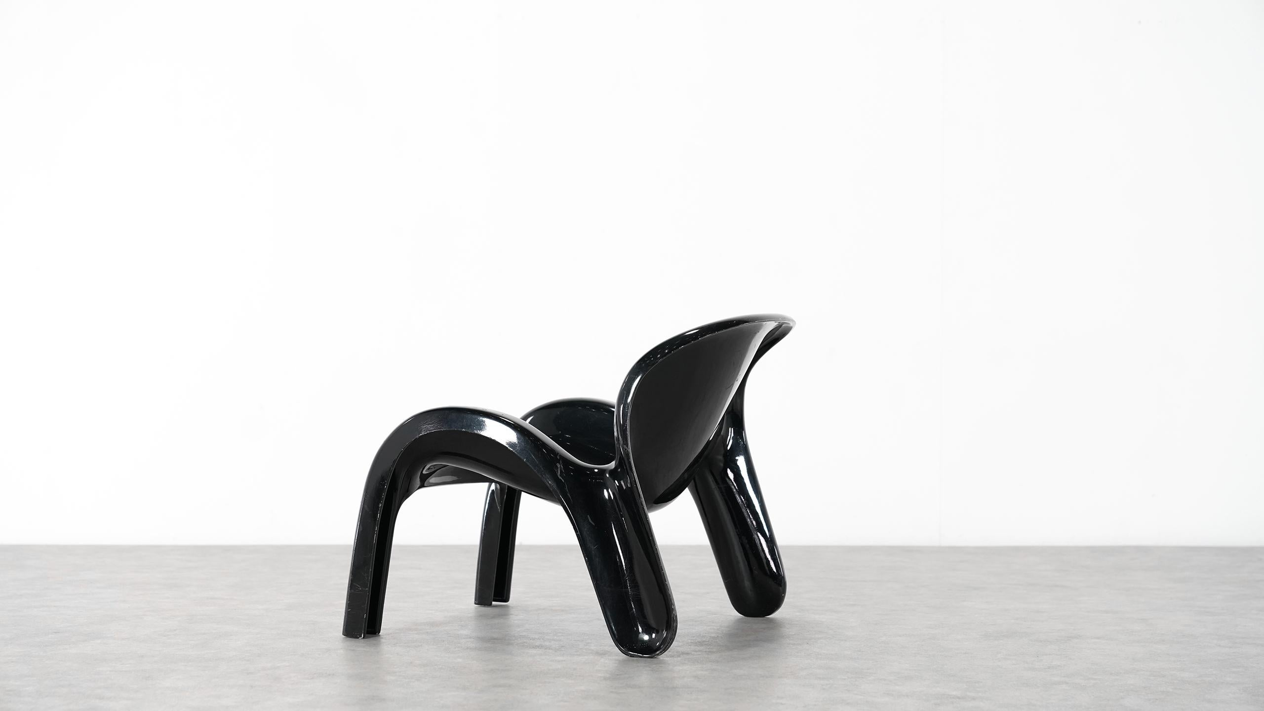 Peter Ghyczy Lounge Chair GN2 for Reuter´s Form + Life Collection, 1970 in black 10