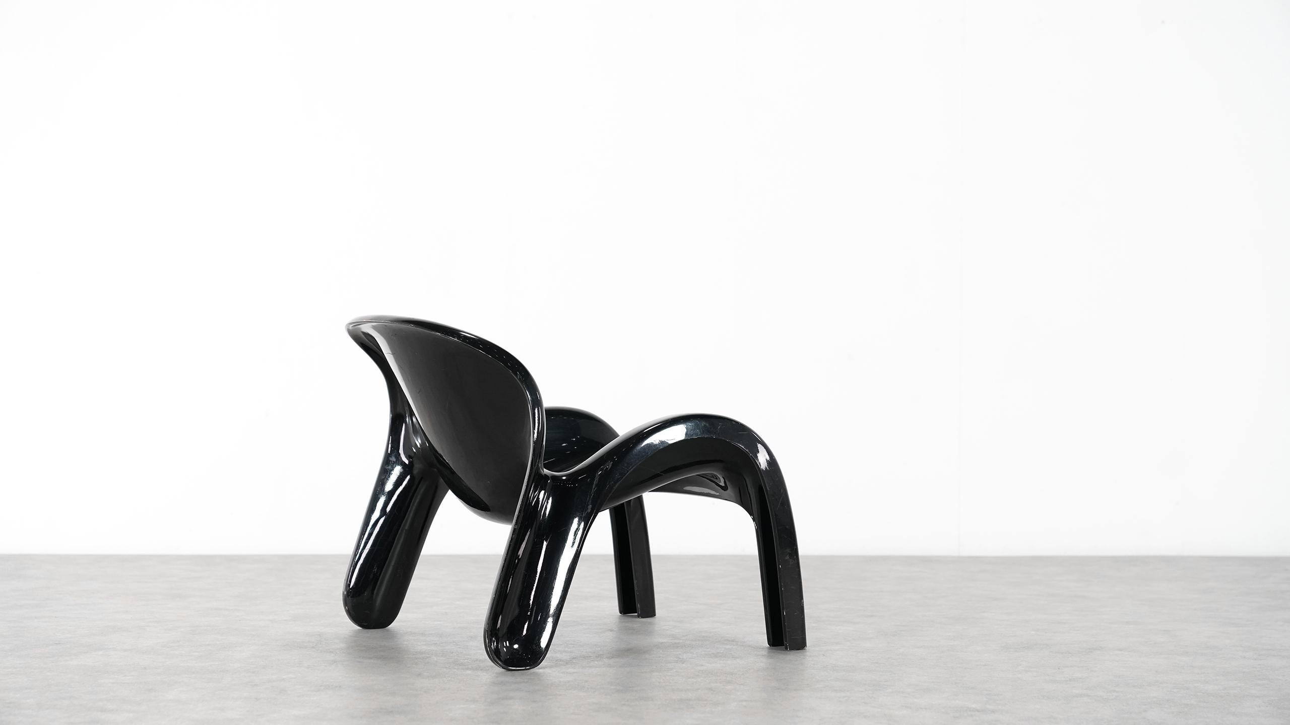 Peter Ghyczy Lounge Chair GN2 for Reuter´s Form + Life Collection, 1970 in black 12