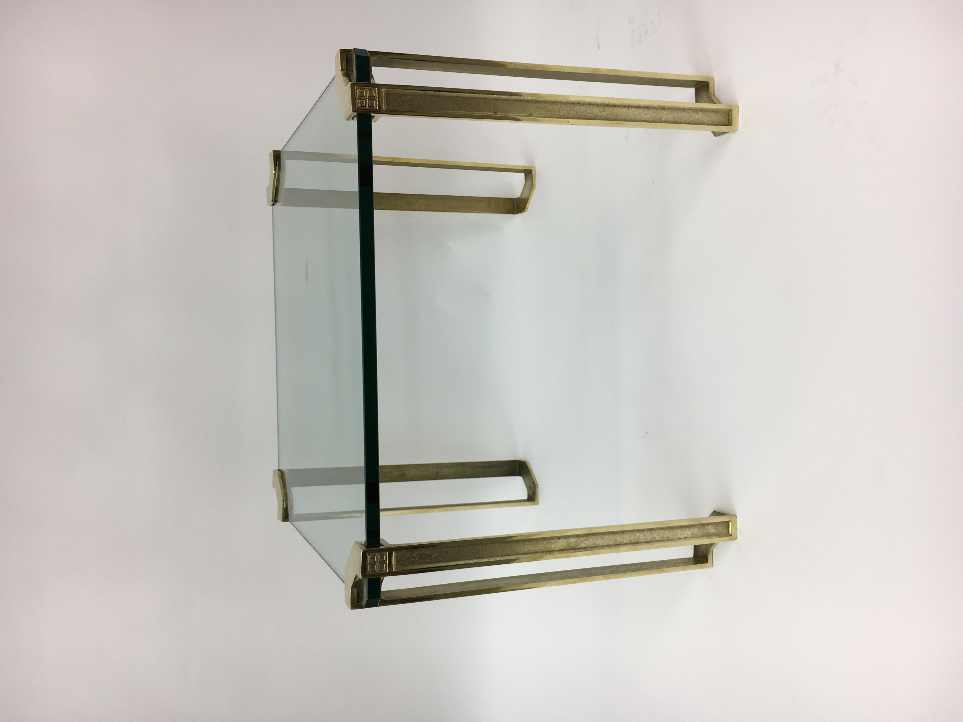 Peter Ghyczy Beistelltisch, 1970er Jahre (Metall) im Angebot