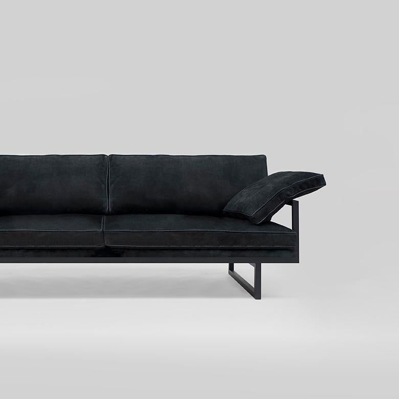 Sofa designed by Peter Ghyczy in 2009.
Manufactured by Ghyczy (Netherlands)

This sofa has an airy and light weight architectural construction. The GP01 is designed with an adjustable backrest, which allows to adjust the seat depth.

Material