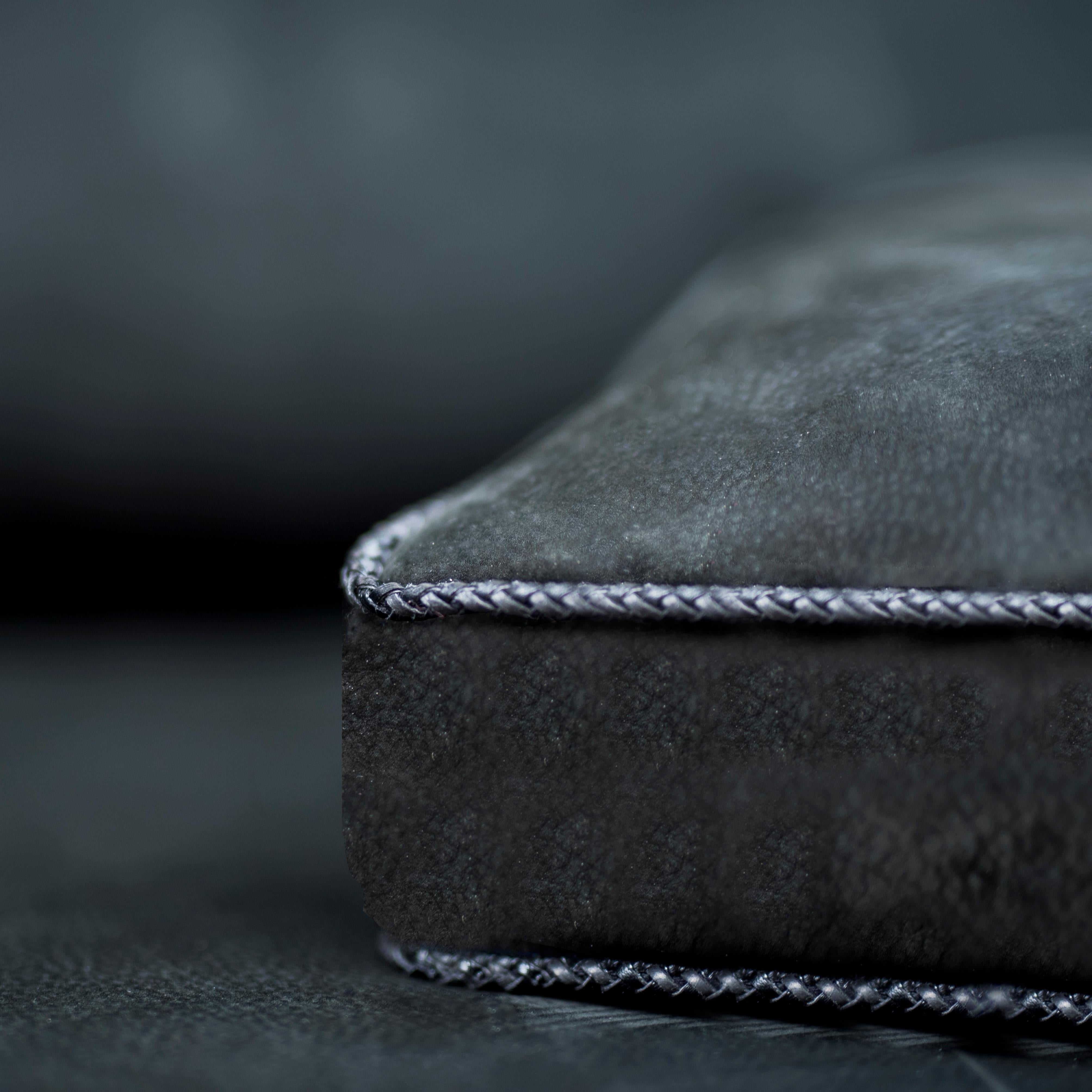 Dutch Peter Ghyczy Sofa Urban Brad 'GP01' Charcoal or Black Fabric
