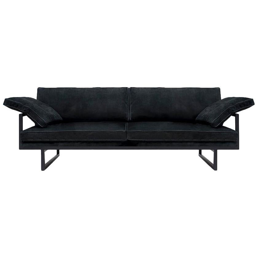 Peter Ghyczy Sofa Urban Brad 'GP01' Charcoal or Black Fabric