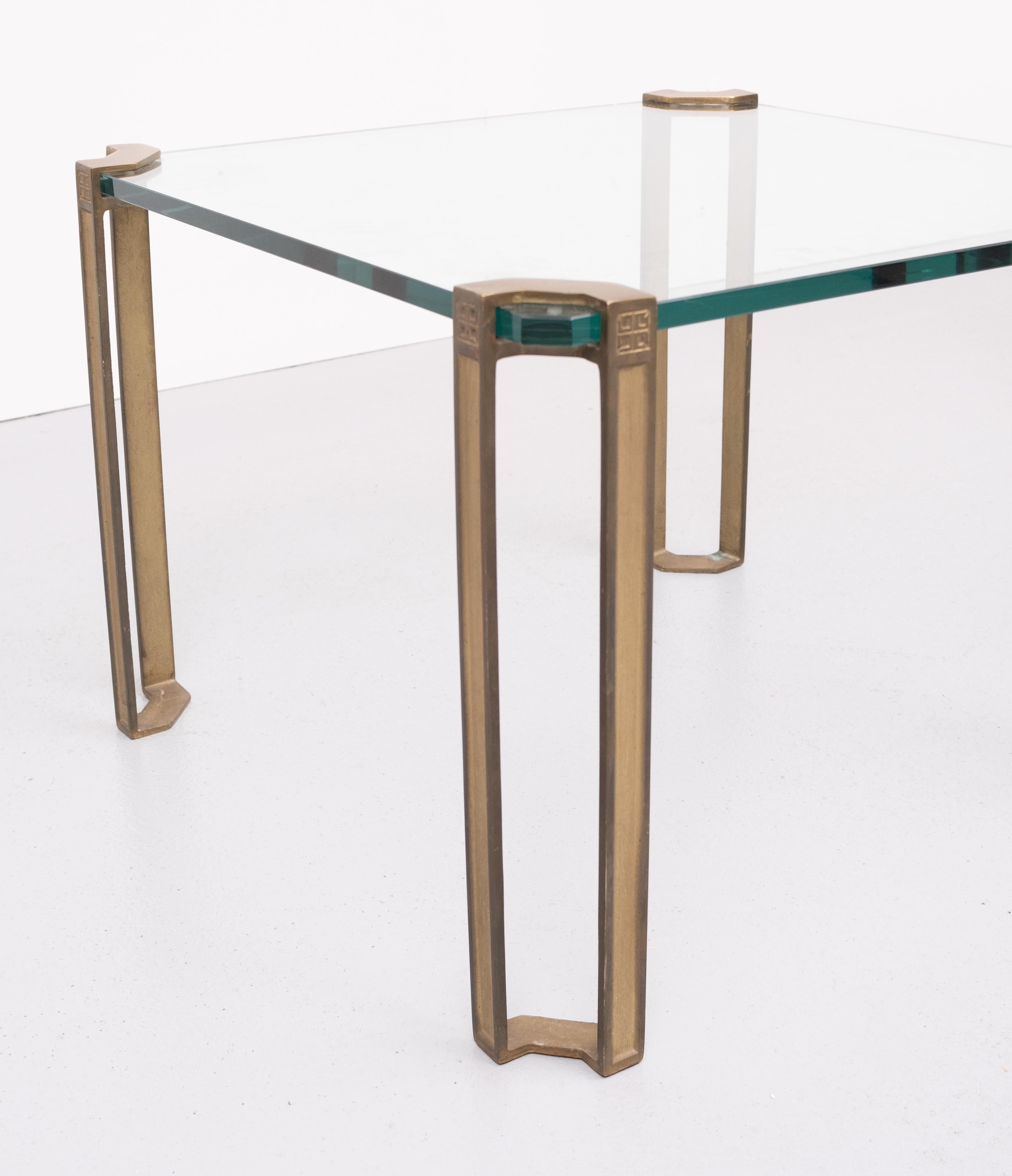 Modern Peter Ghyczy, Square Coffee or Side Table, 1970s For Sale