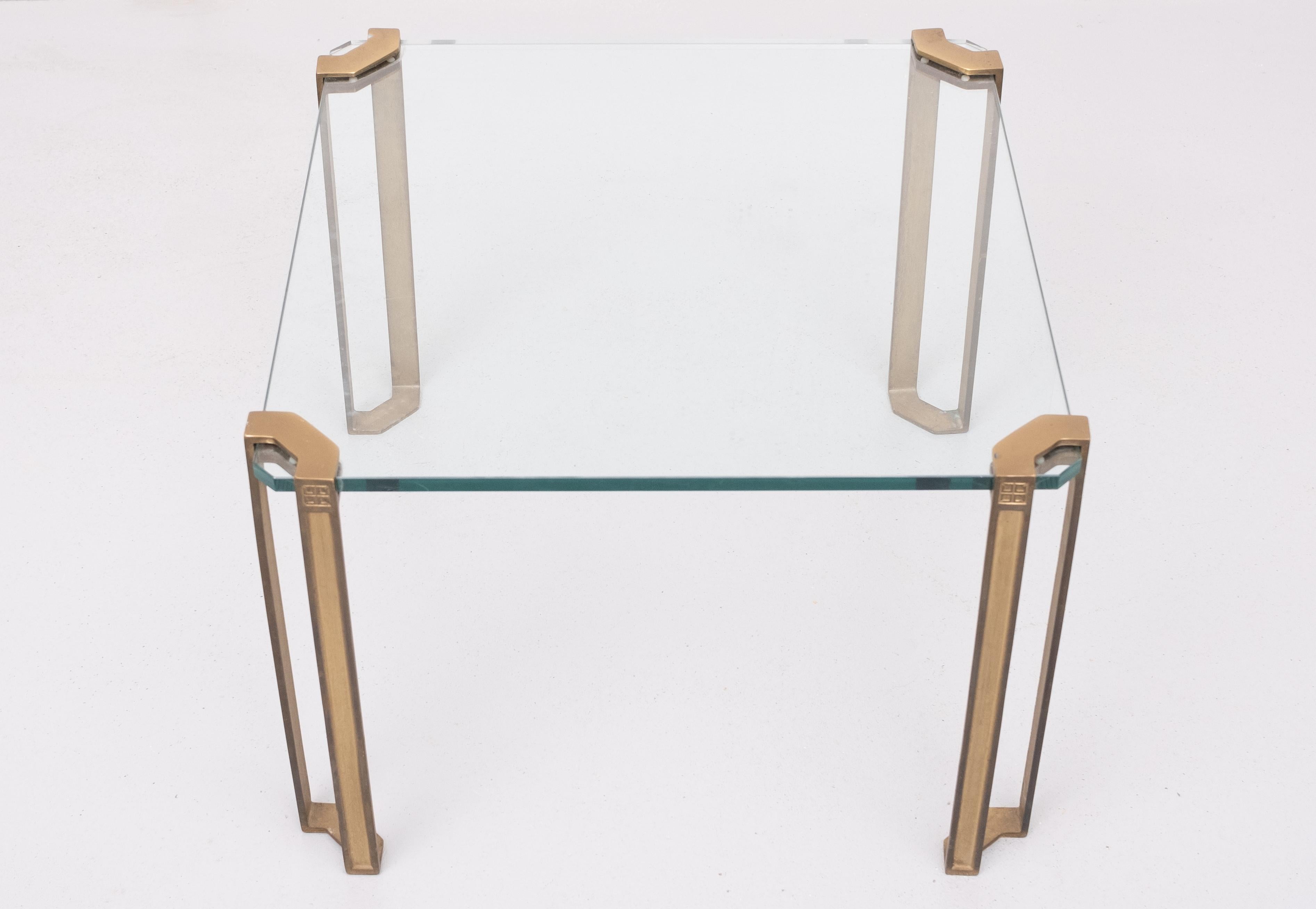 Dutch Peter Ghyczy, Square Coffee or Side Table, 1970s For Sale