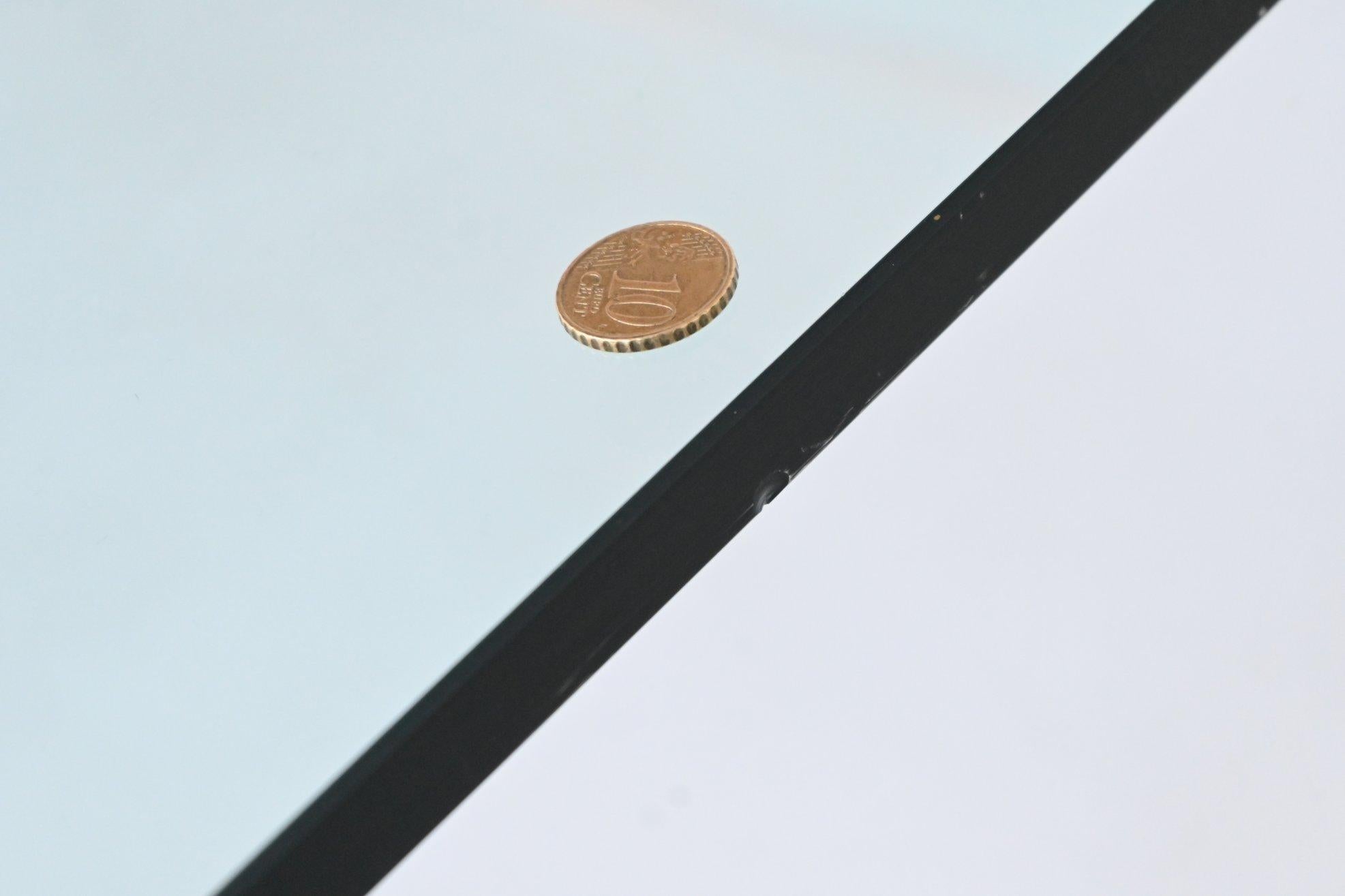 Peter Ghyczy mesa de centro cuadrada latón y cristal Países Bajos 1970 en venta 6