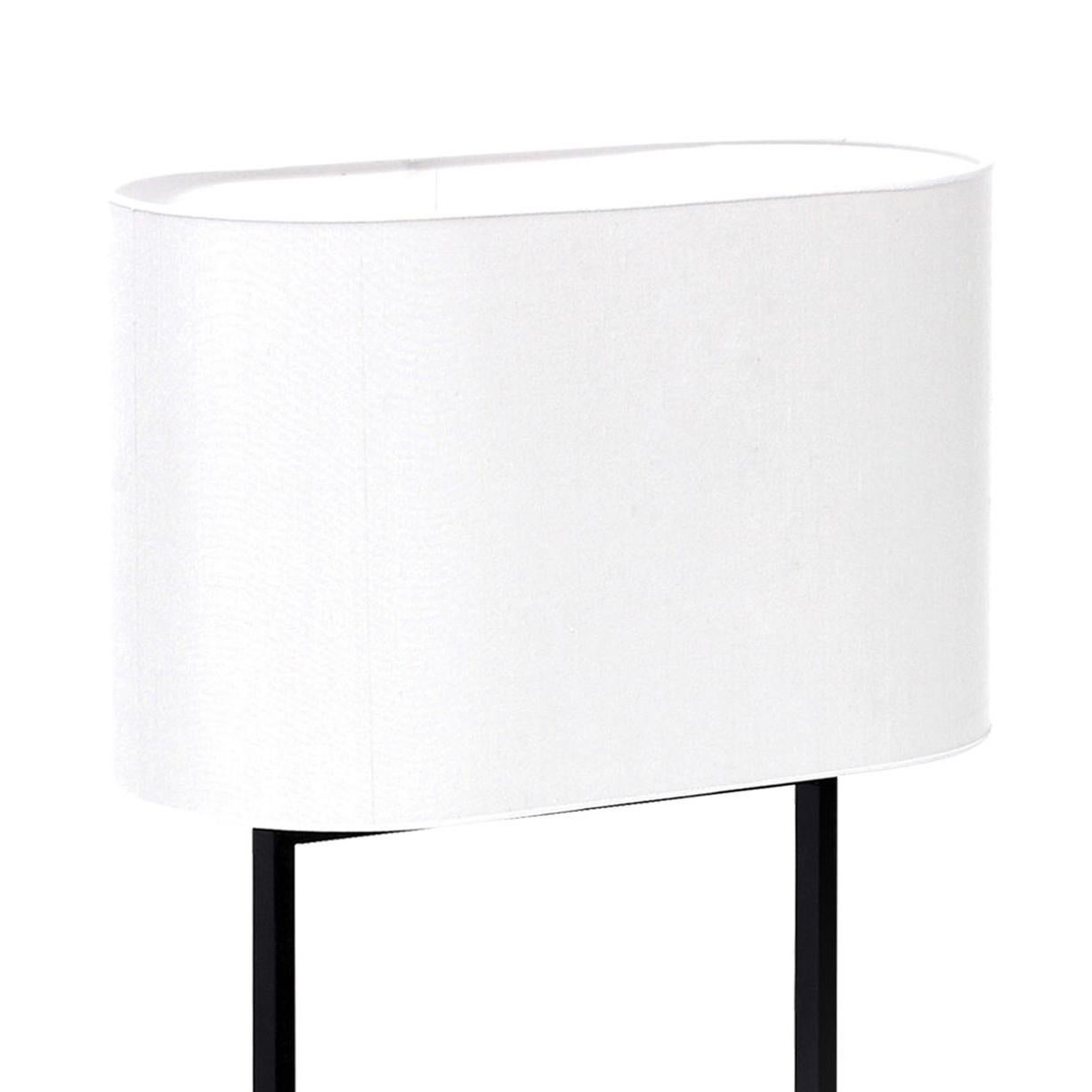 Table lamp designed by Peter Ghyczy in 2003.
Manufactured by Ghyczy (Netherlands)

The table lamp is designed to showcase a piece of art on the pedestal. The frame is made of 1 × 2 cm tubes. The pedestal is held by 2 casted clamps. The lamp has a