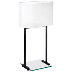 Peter Ghyczy Table Lamp Urban 'MW09' Charcoal / Lampshade Off-White