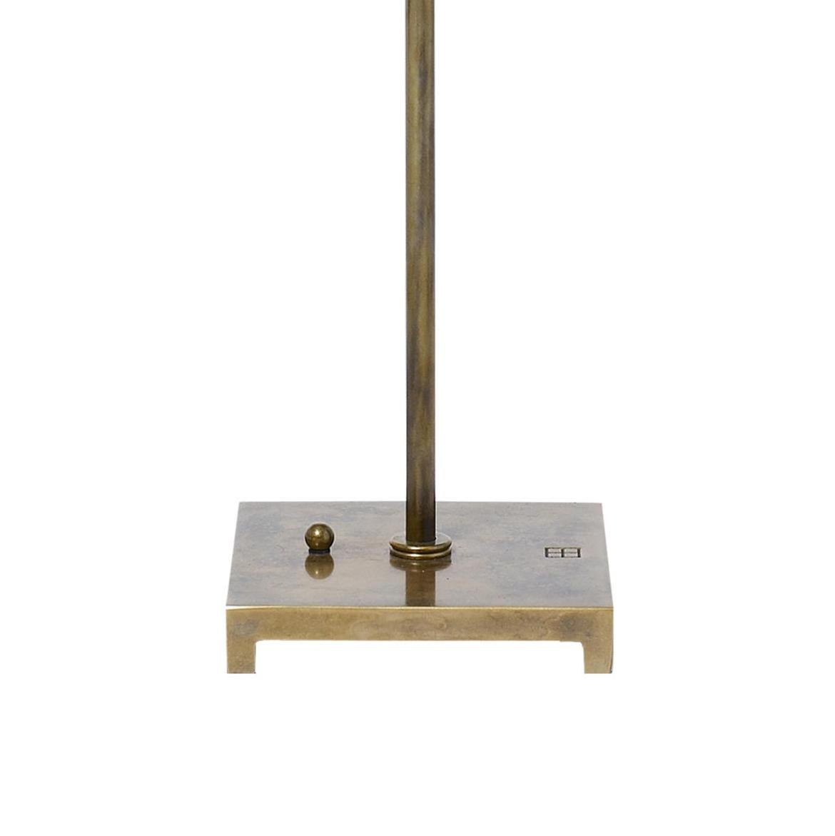 Dutch Peter Ghyczy Table Lamp Urban 'MW16' Brass Patinated