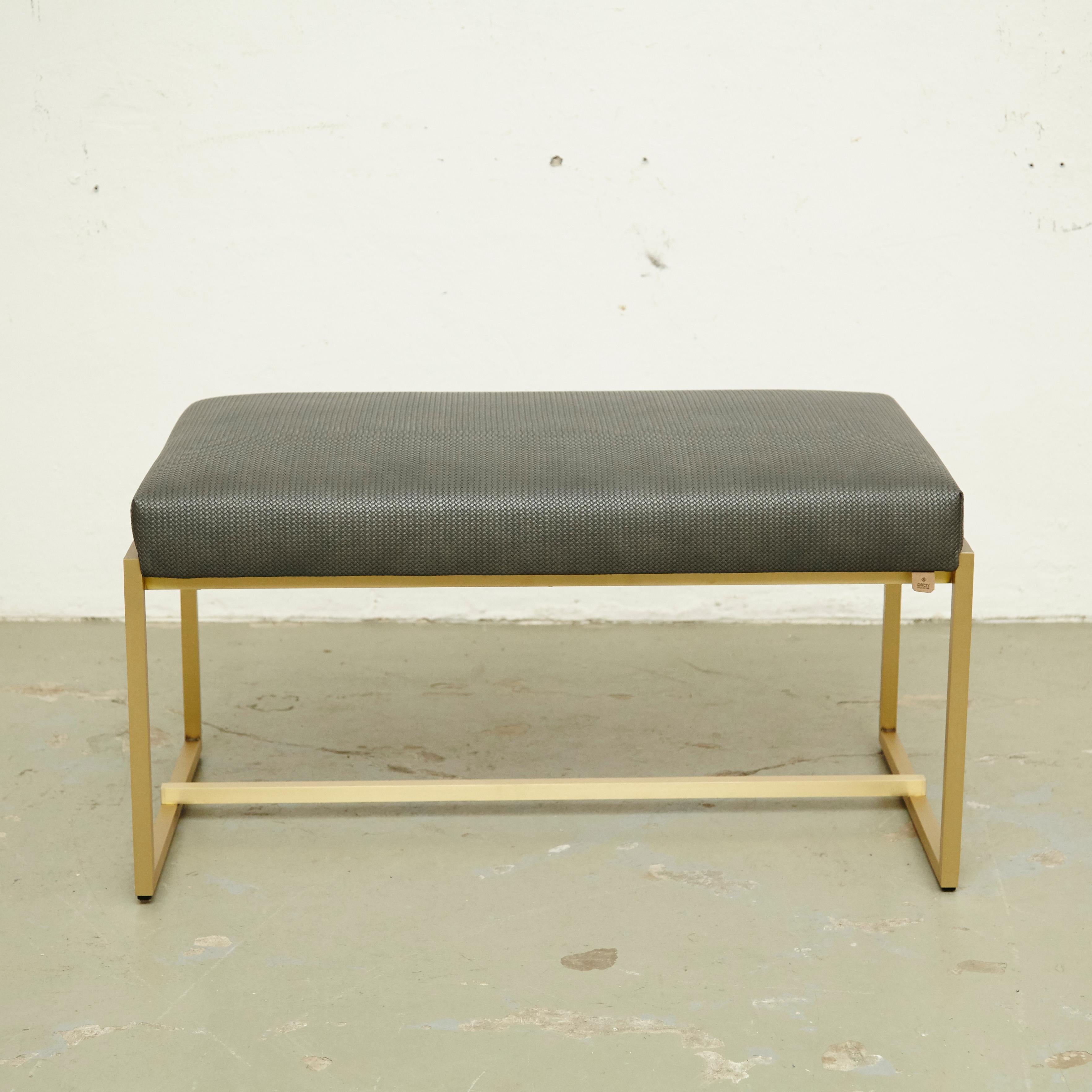 Minimalist Peter Ghyzcy Bench Urban Grace GB03 and Details Leather Look For Sale