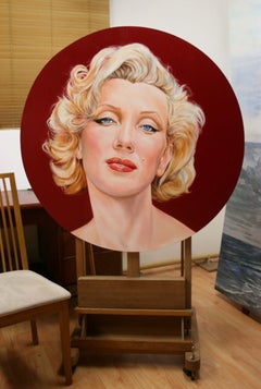 MARILYN MONROE, Painting, Oil on Canvas