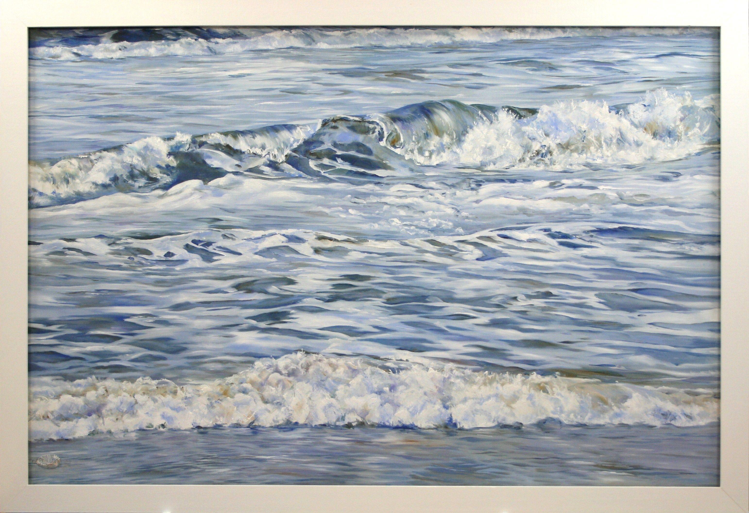 SEA SHELLS ON THE SEA SHORE  II, Painting, Oil on Canvas 1