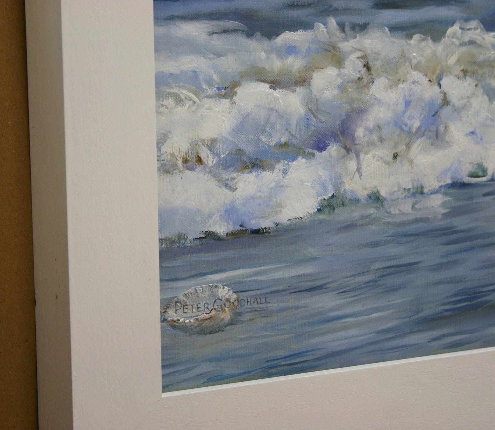 SEA SHELLS ON THE SEA SHORE  II, Painting, Oil on Canvas 2