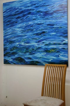 TRANQUILLité  XXe, Peinture, Huile sur Toile