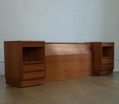 Peter Graves Sorensen for Torring Design queen size headboard and nightstands
