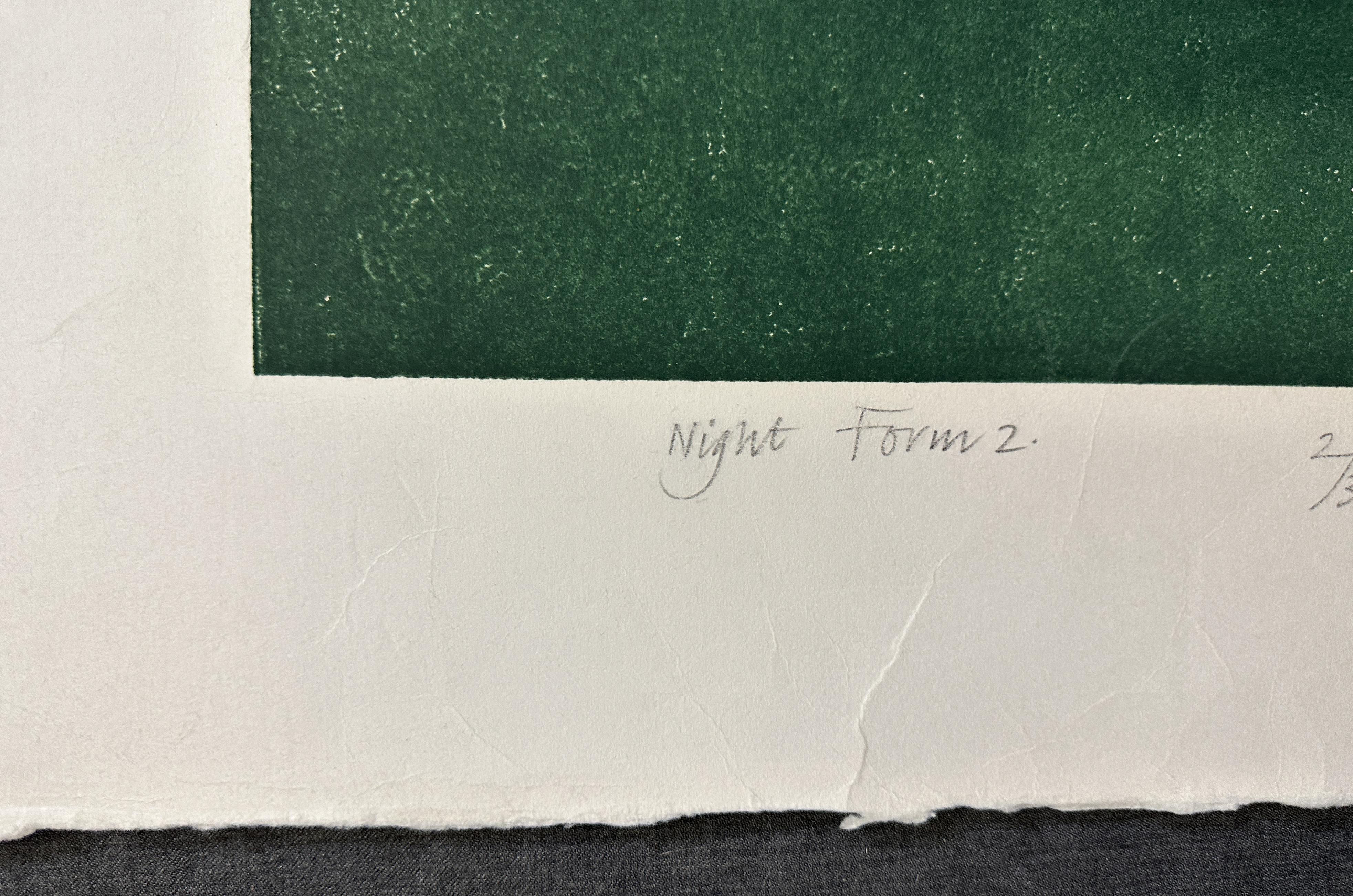 Peters Green
Night Form #2, 1970
Format du papier = 26½