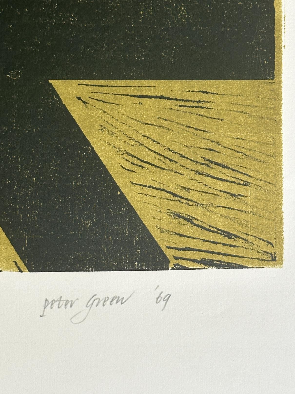 Peter Green Astral Form 1969 Signed Limited Edition Woodcut For Sale 3