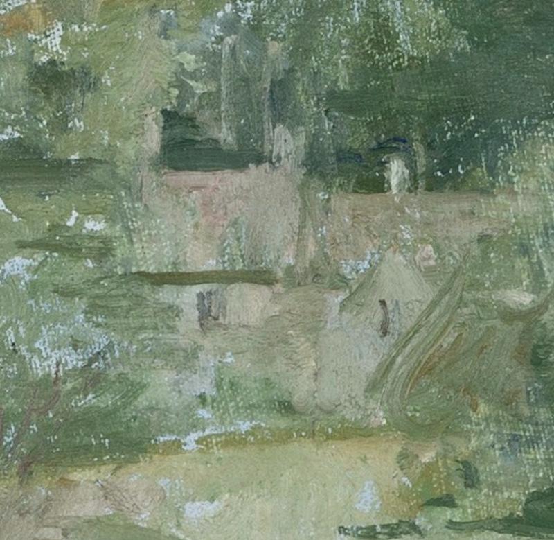 Cottage a Bibury, Olio su tela - Quadro di Peter Greenham

Informazioni aggiuntive:
Medio: Olio su cartone telato
15,2 x 22,9 cm
6 x 9 pollici
Firmato con le iniziali

Peter Greenham è stato un illustre pittore figurativo di ritratti, paesaggi e