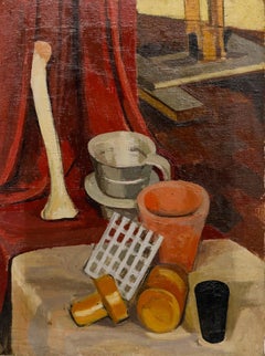 Peter Greenham (1909-1992) - Óleo del siglo XX, Cosas poco comunes