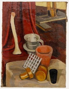 Peter Greenham (1909-1992) - Óleo del siglo XX, Cosas poco comunes