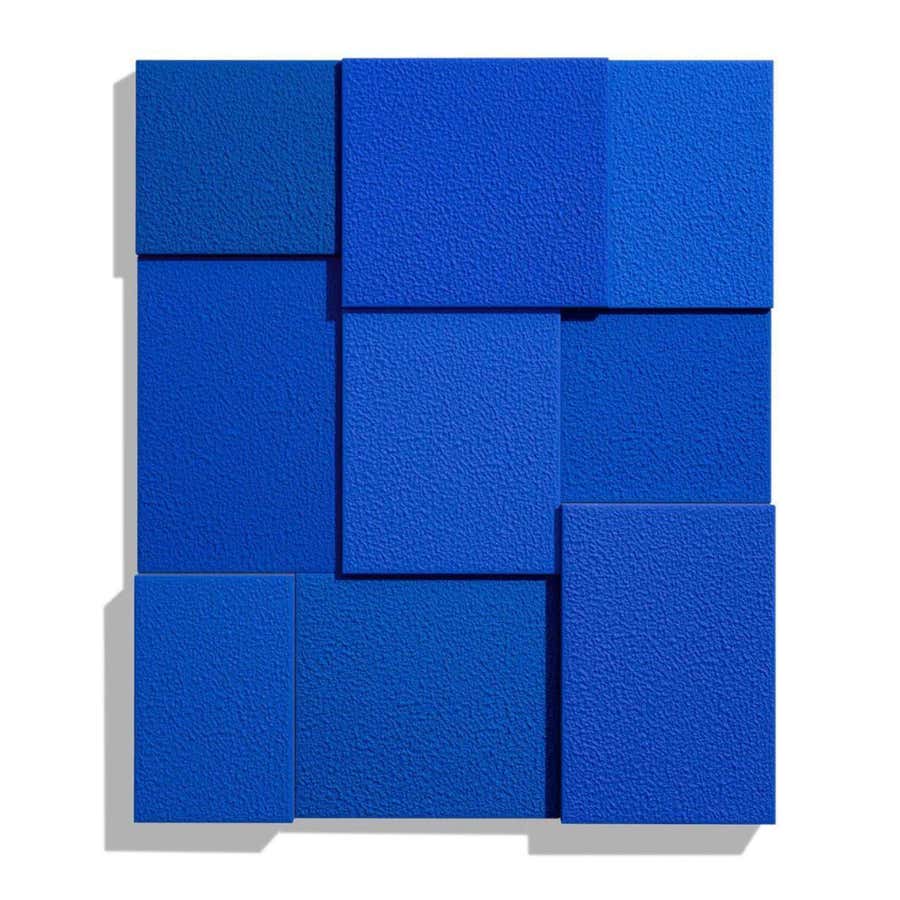Blue, Nine Times Print, Acrylic on Aluminium, Signed, Edition of 35