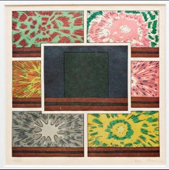 Cella con esplosioni I, Incisione su carta giapponese Kozo, firmata/N, incorniciata