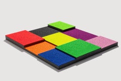 Color, nueve veces de Peter Halley, 2023