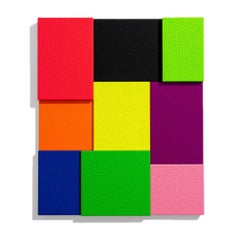 Color, Nine Times by Peter Halley, 2023