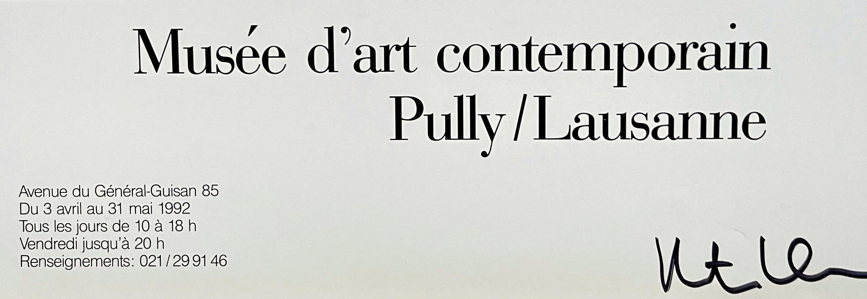 Musee d'Art Contemporain Pully/Lausanne (Hand Signed) - Print by Peter Halley